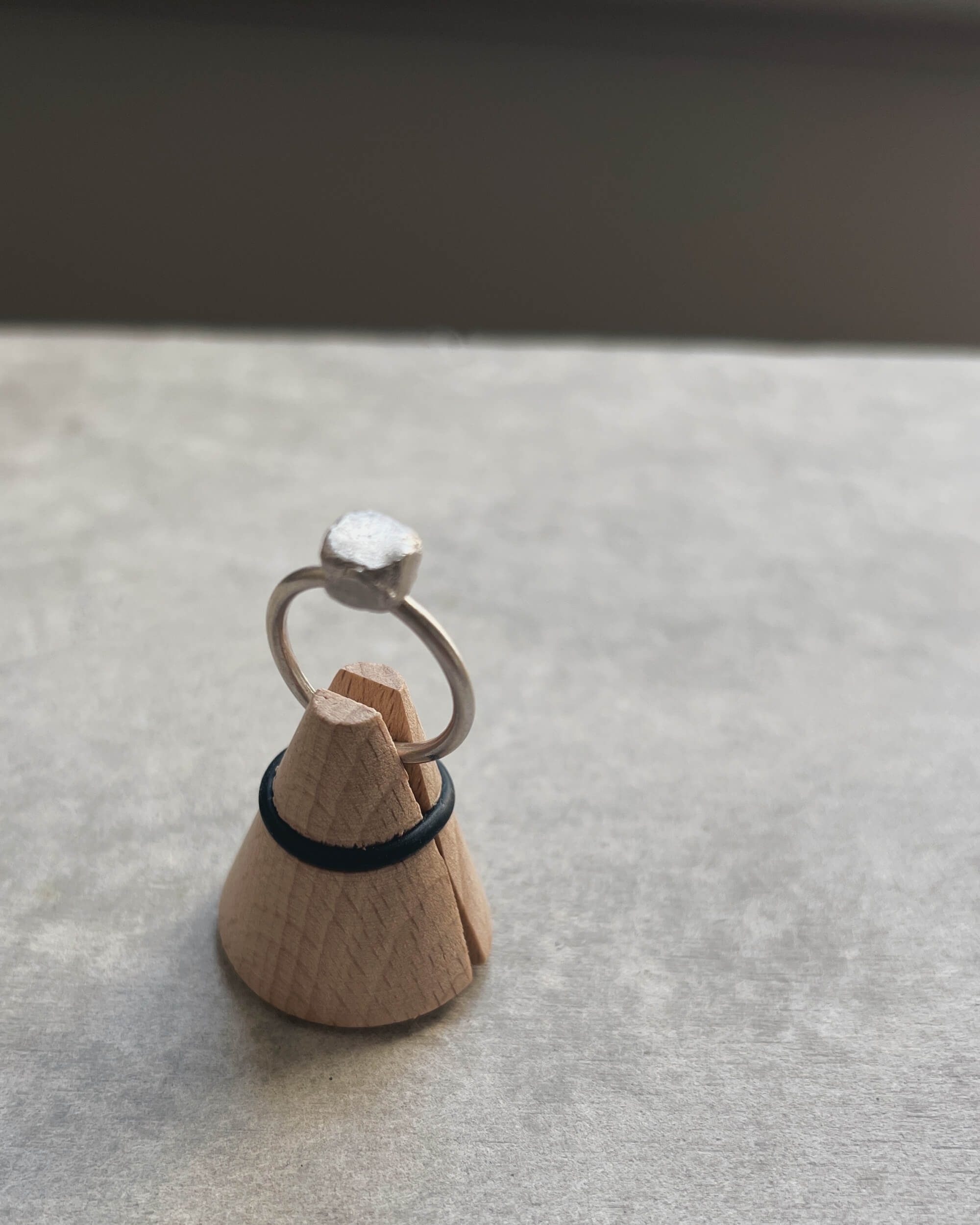 steamylab : silver cocktail ring