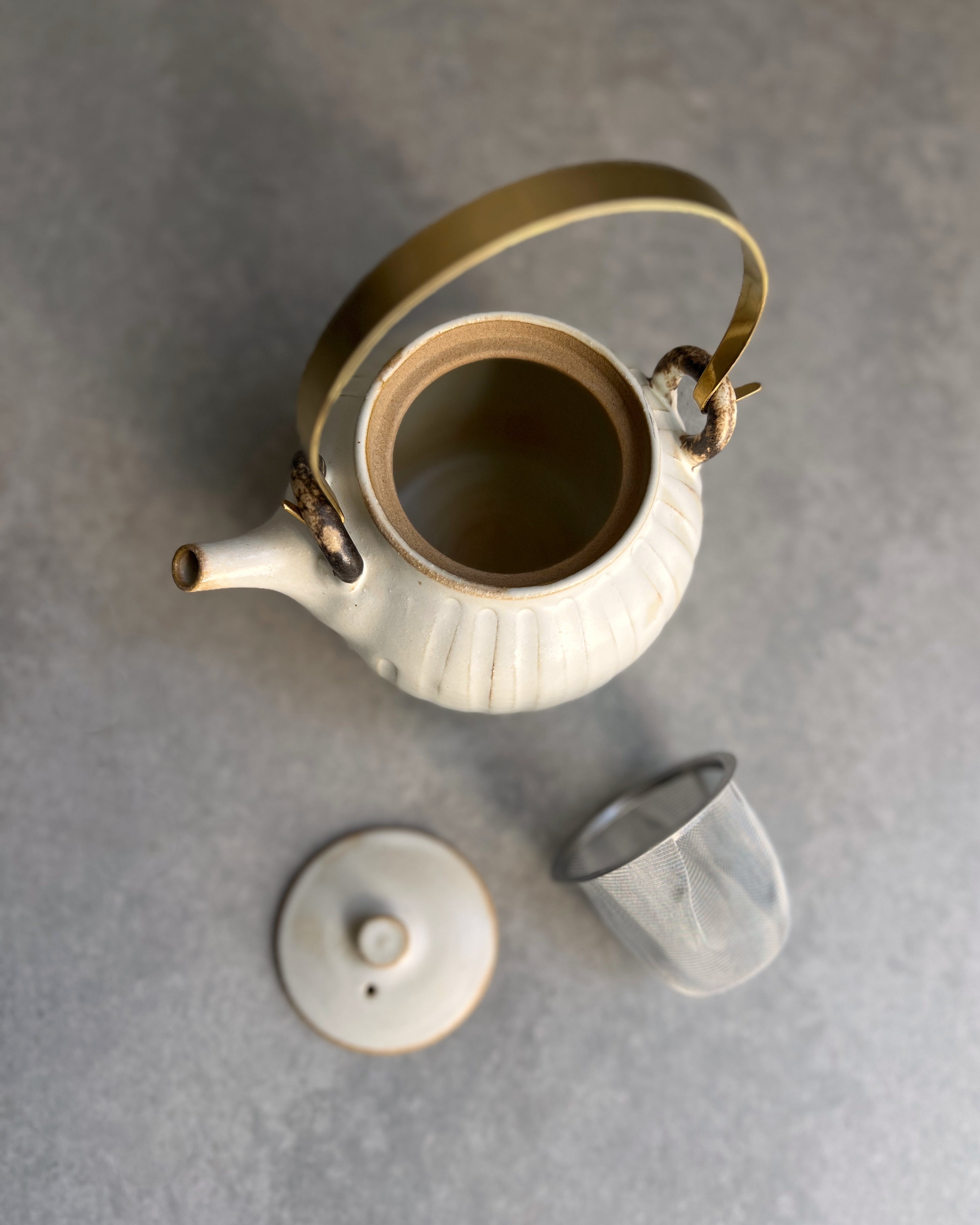 wakasama : ceramic teapot & cup