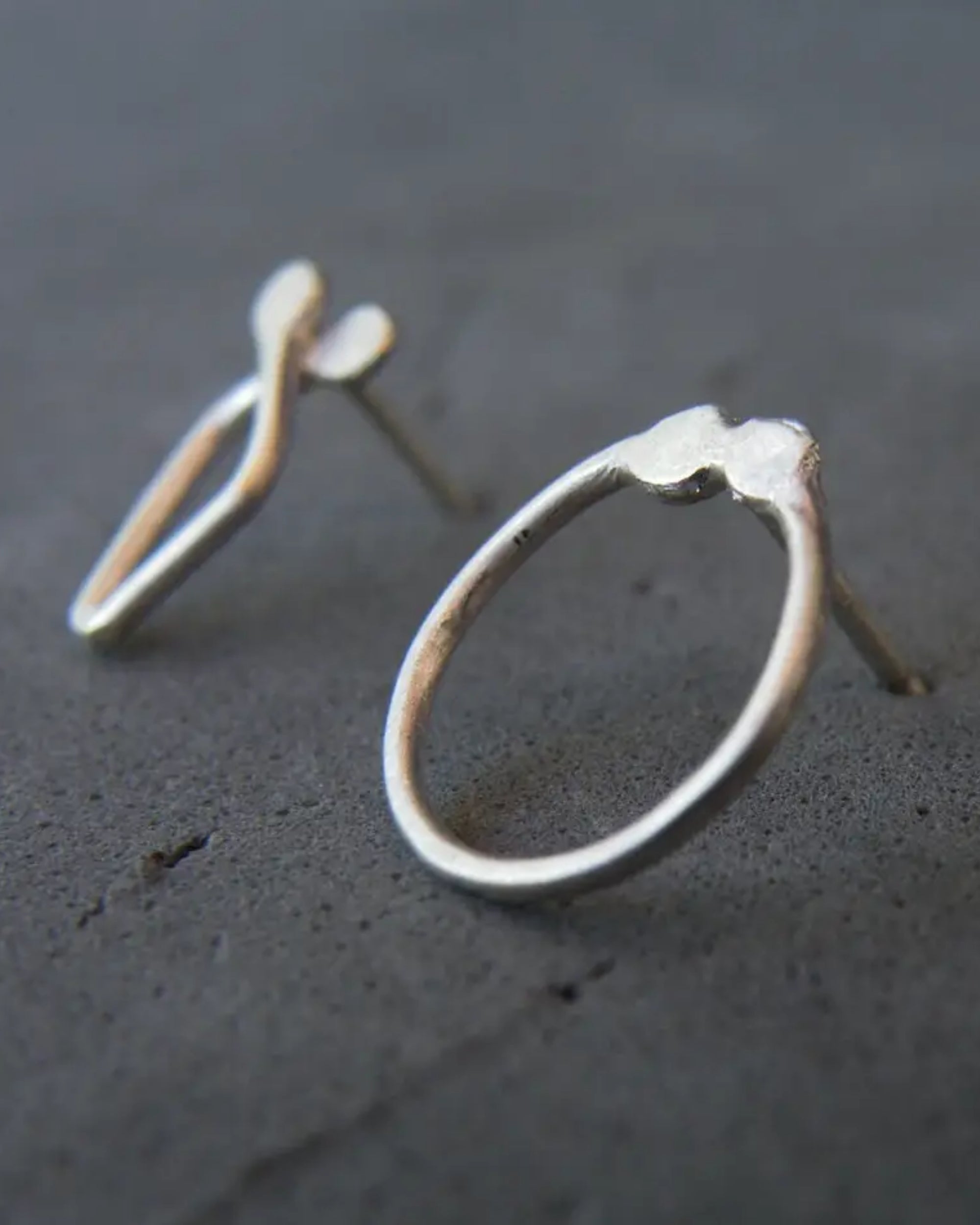 steamylab : XO stud earrings