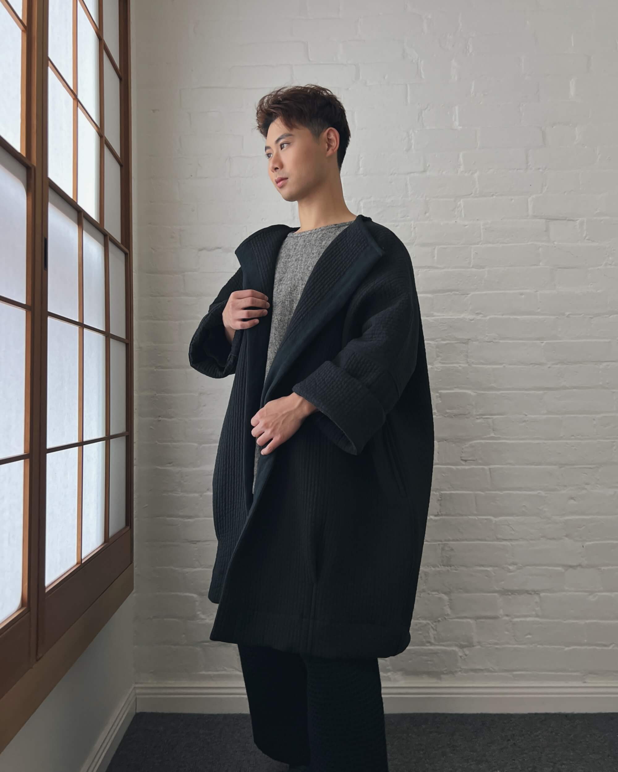 LJ struthers : quilted cotton gallery coat