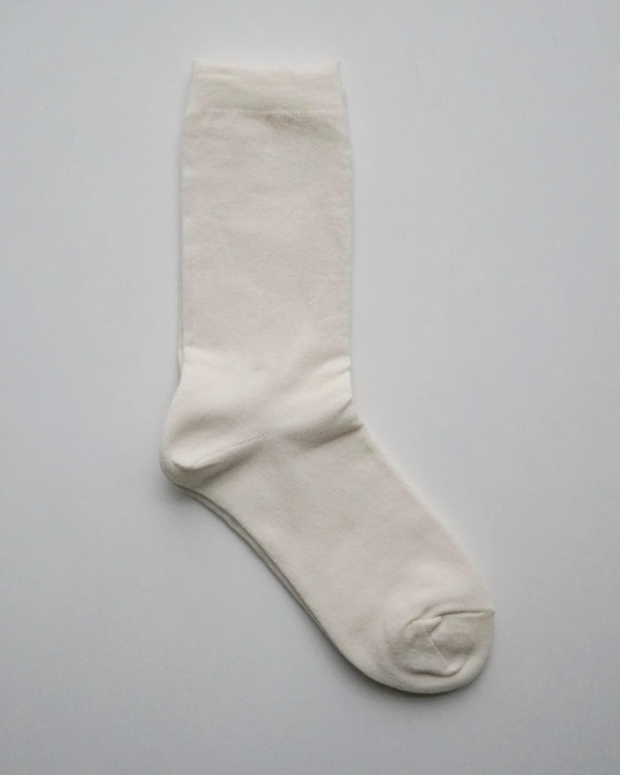 hakne : silk cotton double faced socks