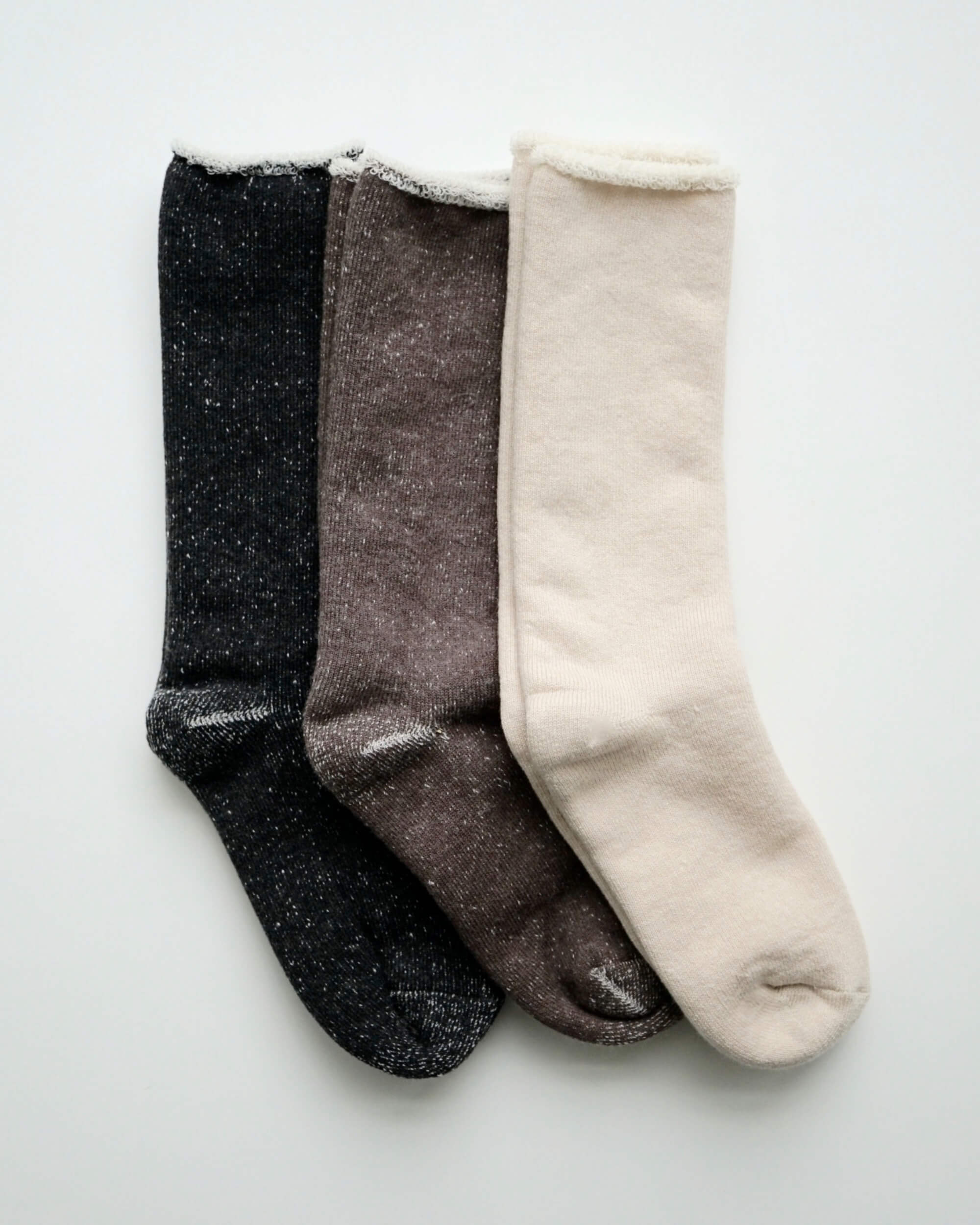 hakne : cotton-wool pile socks