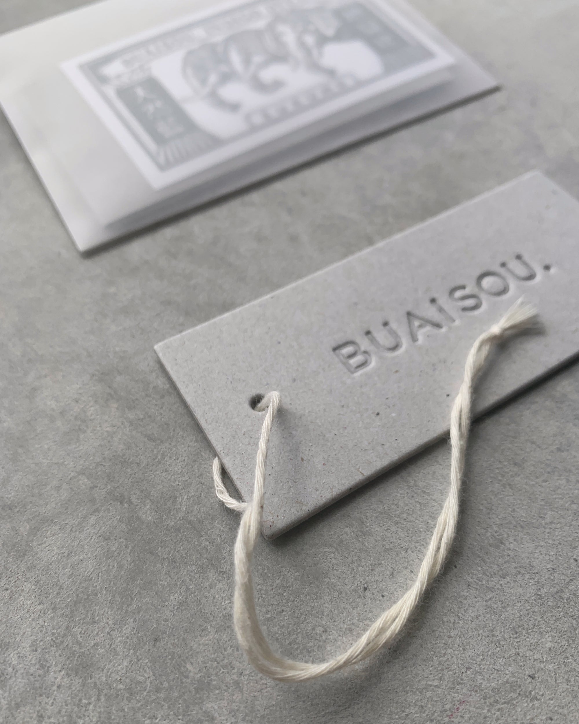 buaisou : dark indigo canvas pouch