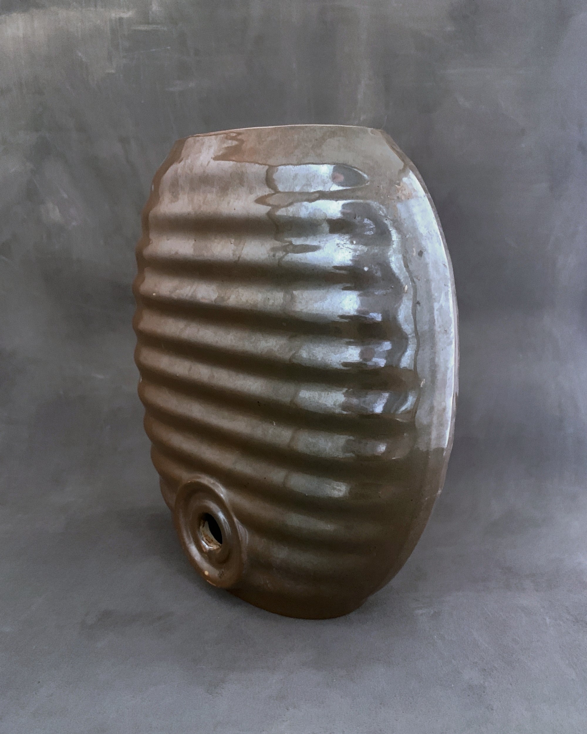 vintage japanese hot water bottle