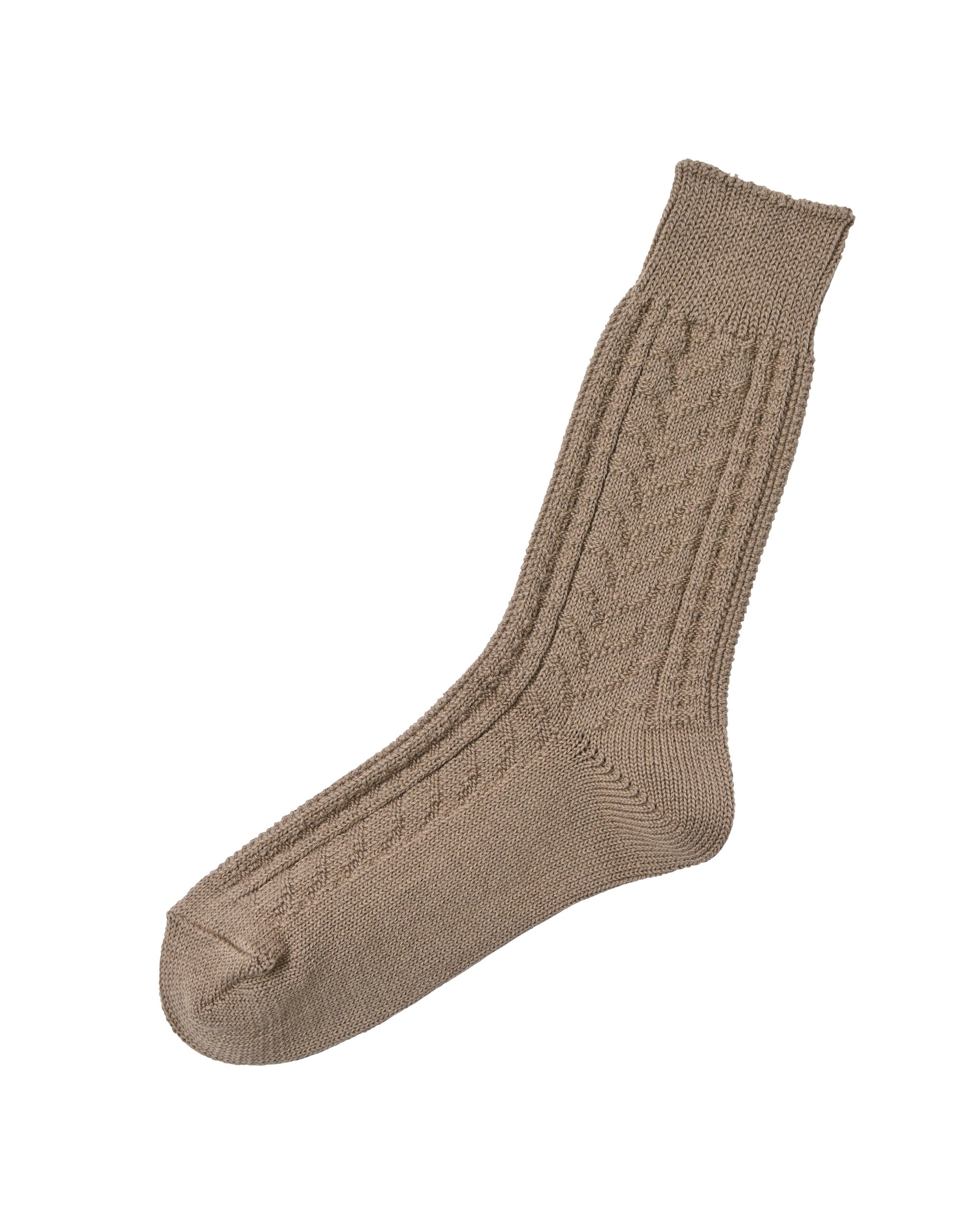 memeri : wool cotton cable socks