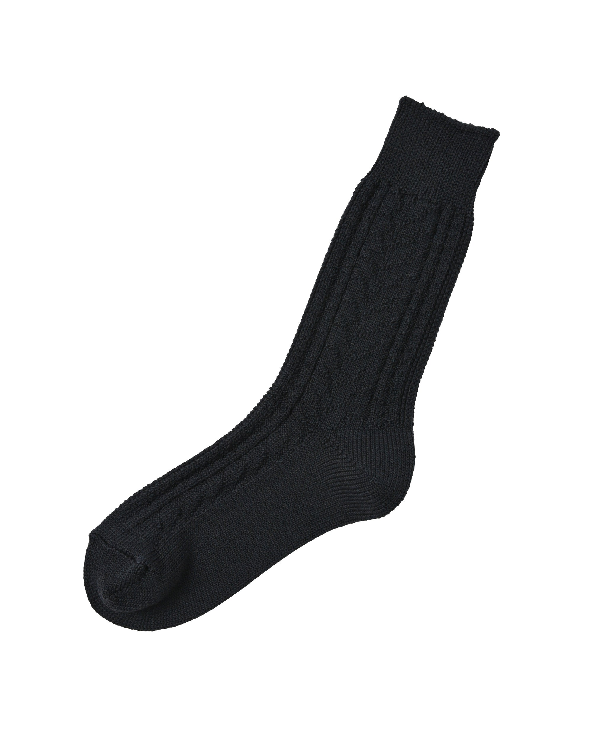 memeri : wool cotton cable socks