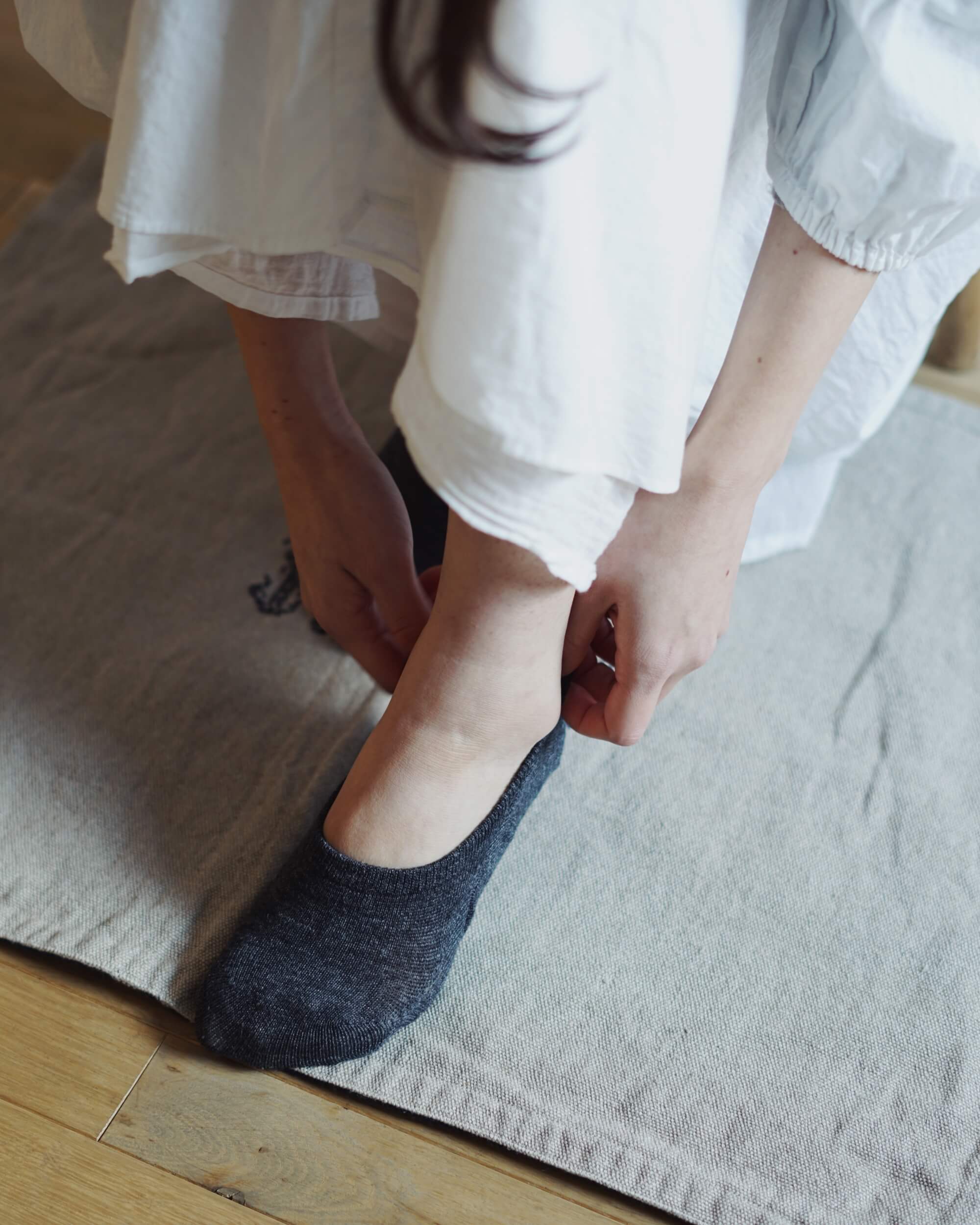 memeri : ramie cotton no show liners
