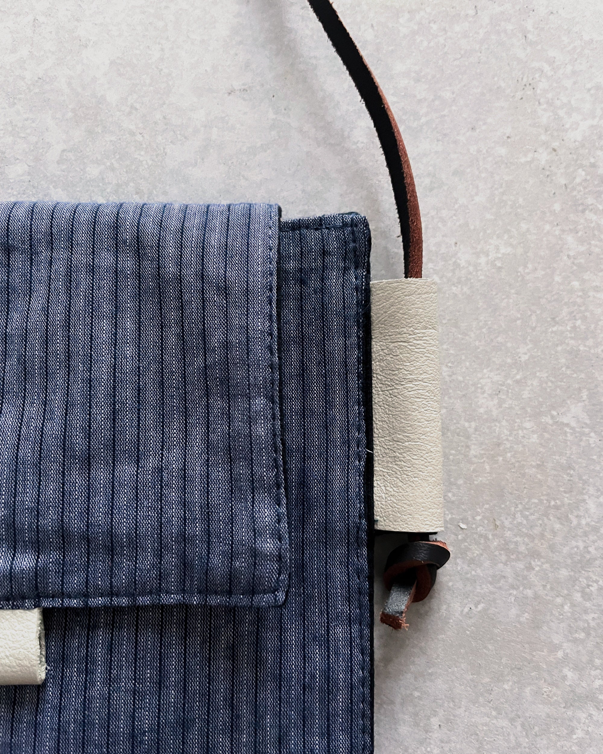 japanese inspired meiji pouch, handsewn for the maker hobart