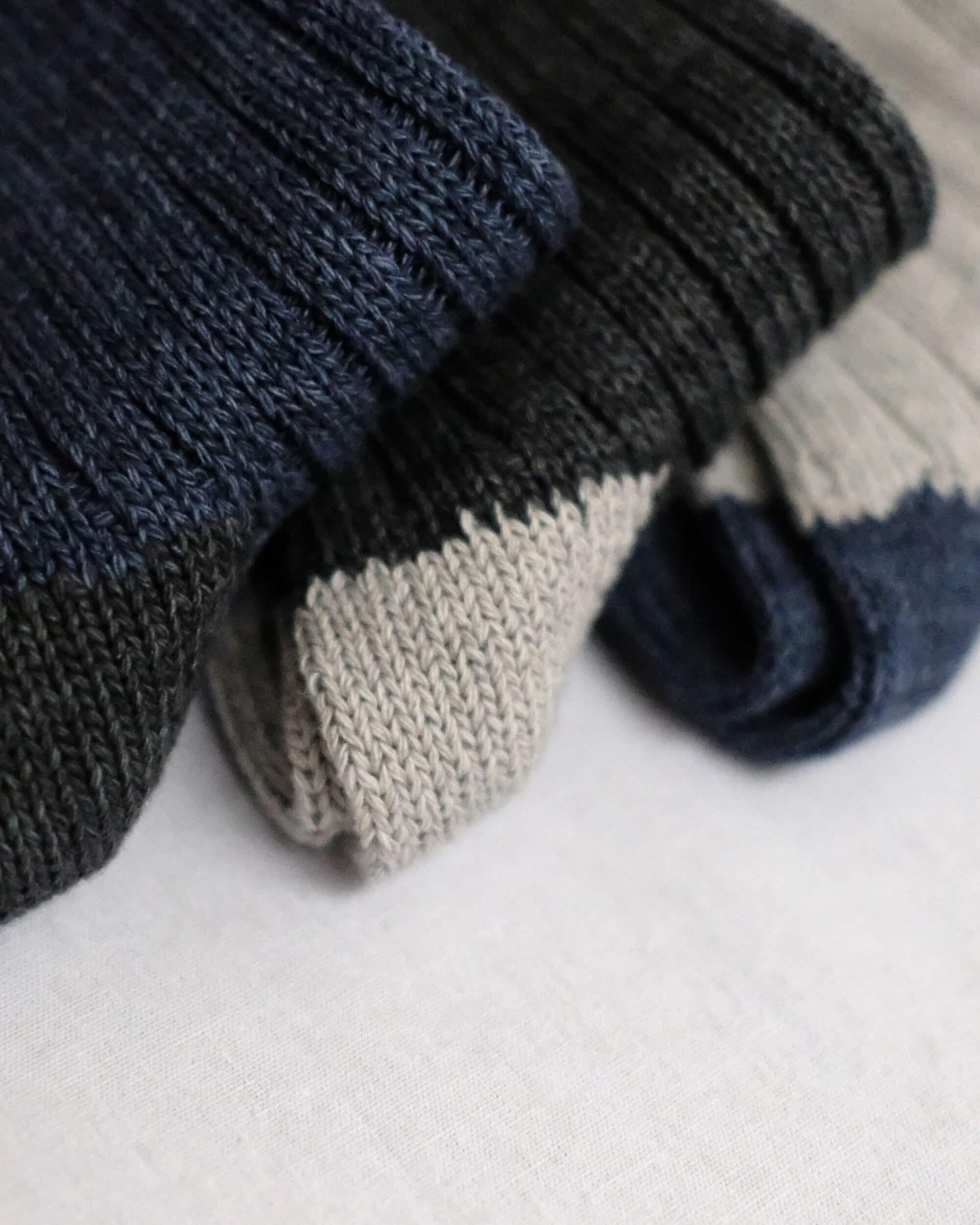 nishiguchi kutsushita : boston cotton ribbed sock