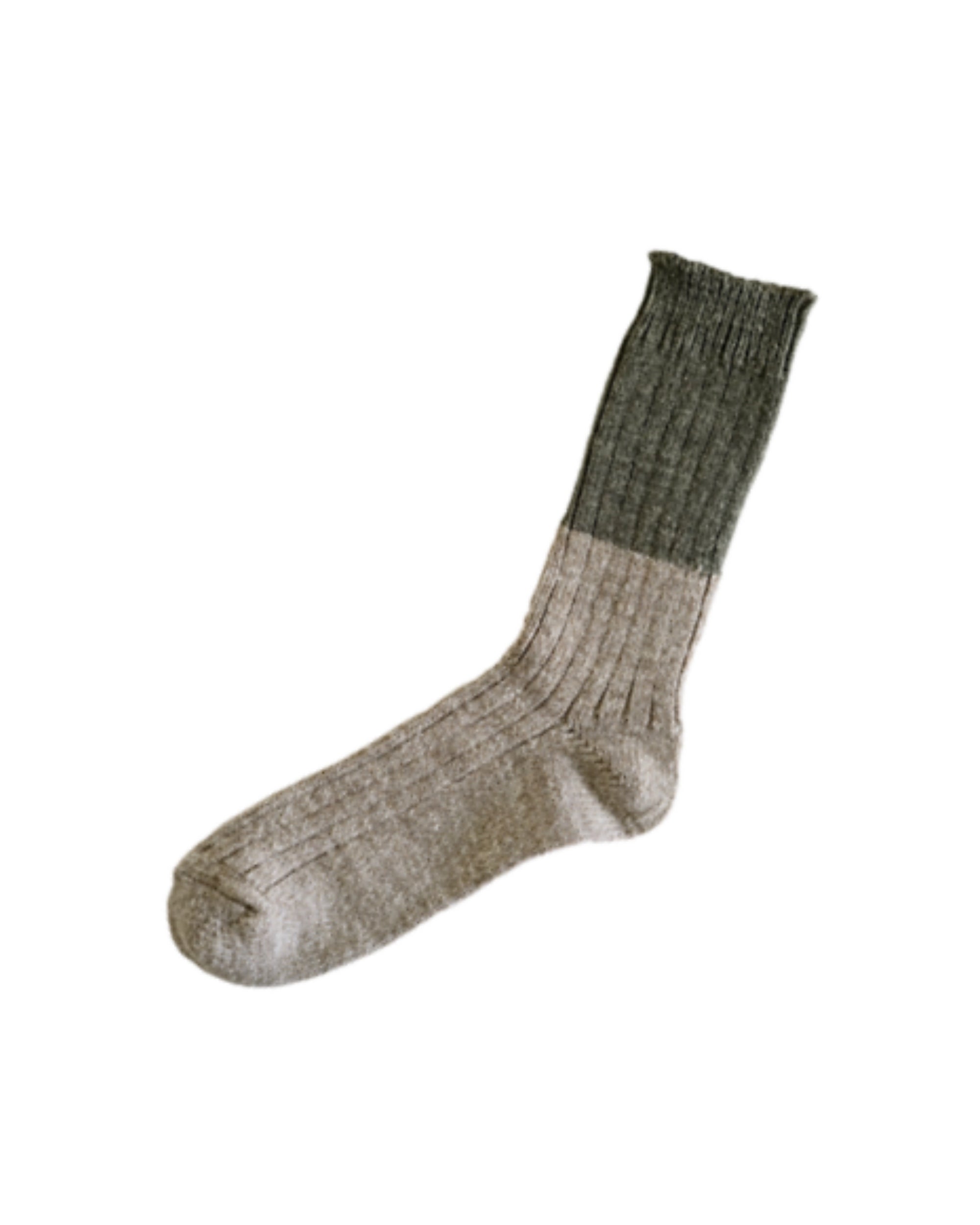 nishiguchi kutsushita : boston wool cotton slab socks
