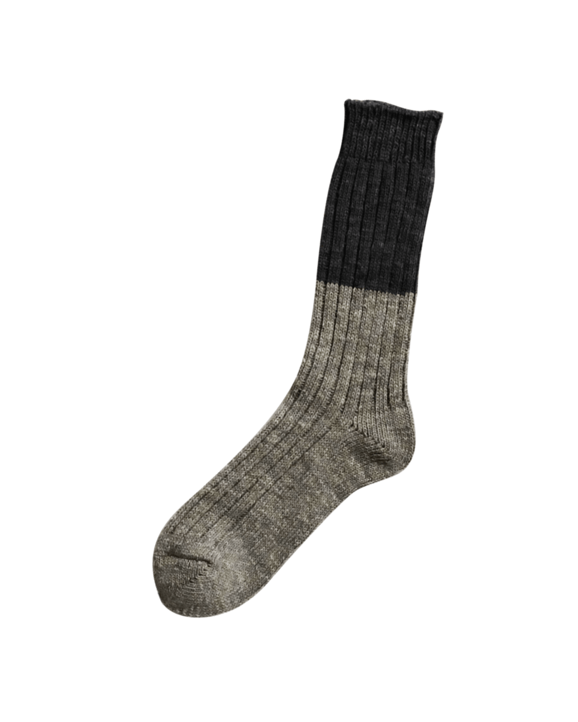 nishiguchi kutsushita : boston wool cotton slab socks