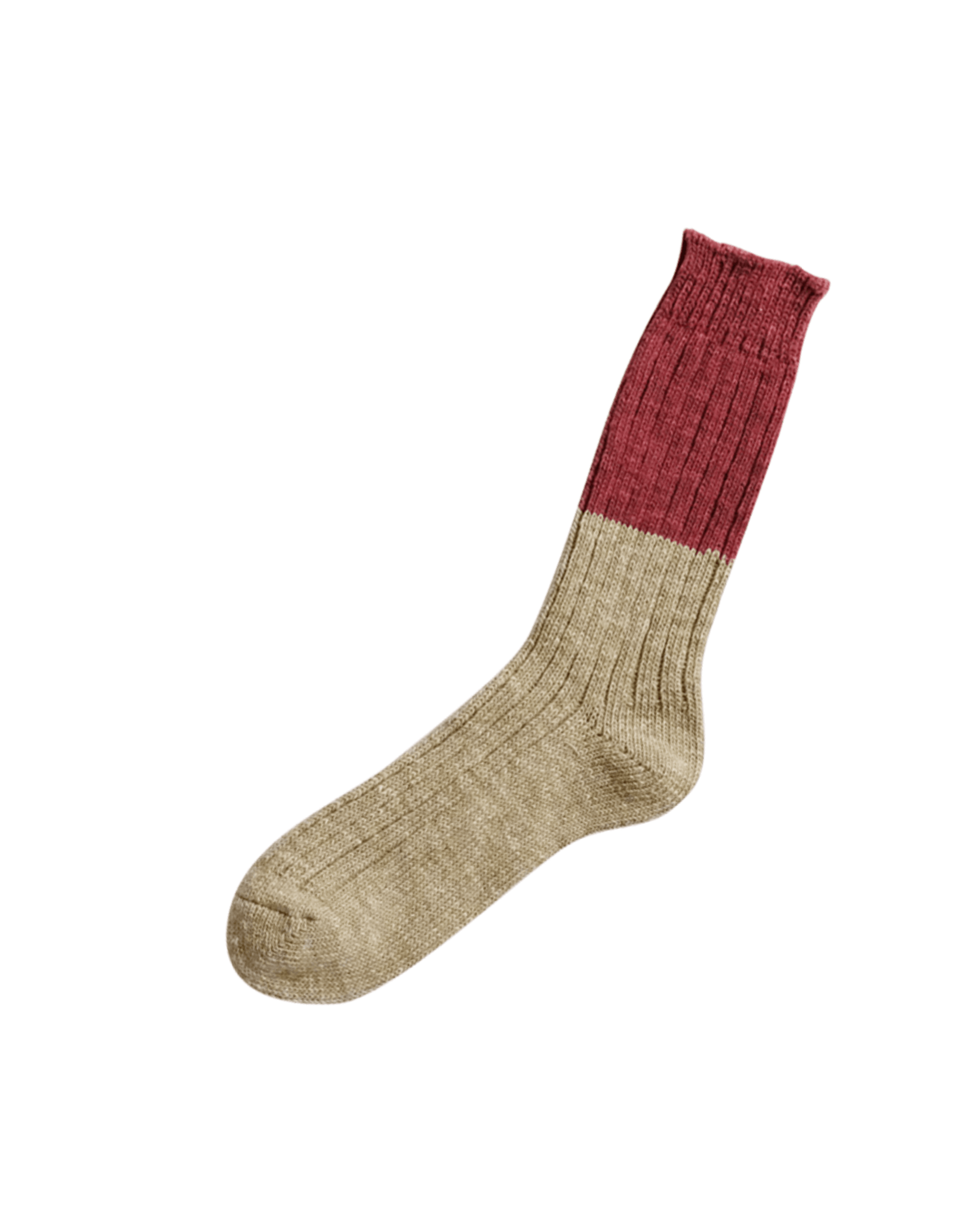 nishiguchi kutsushita : boston wool cotton slab socks