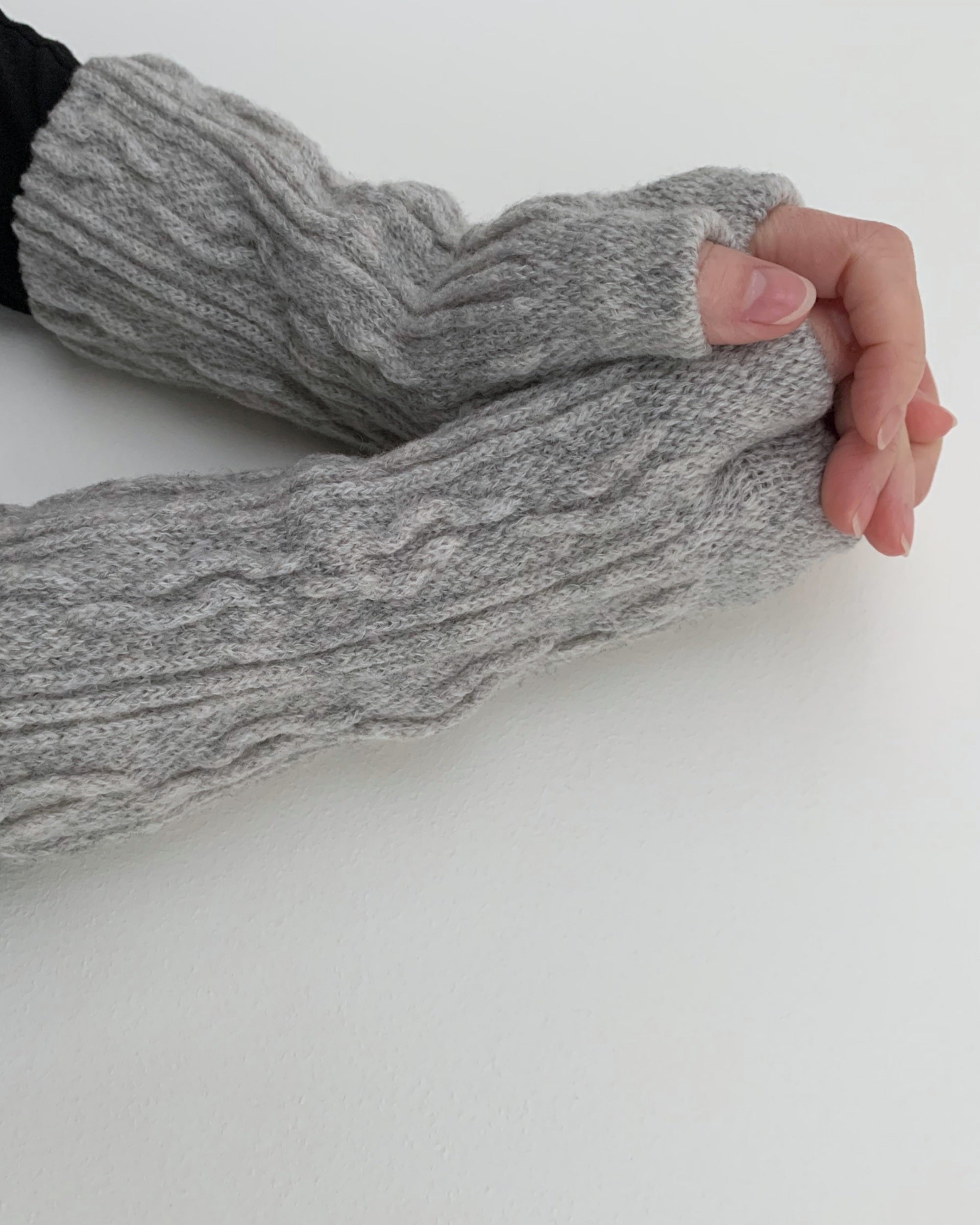 japanese made wool arm warmers