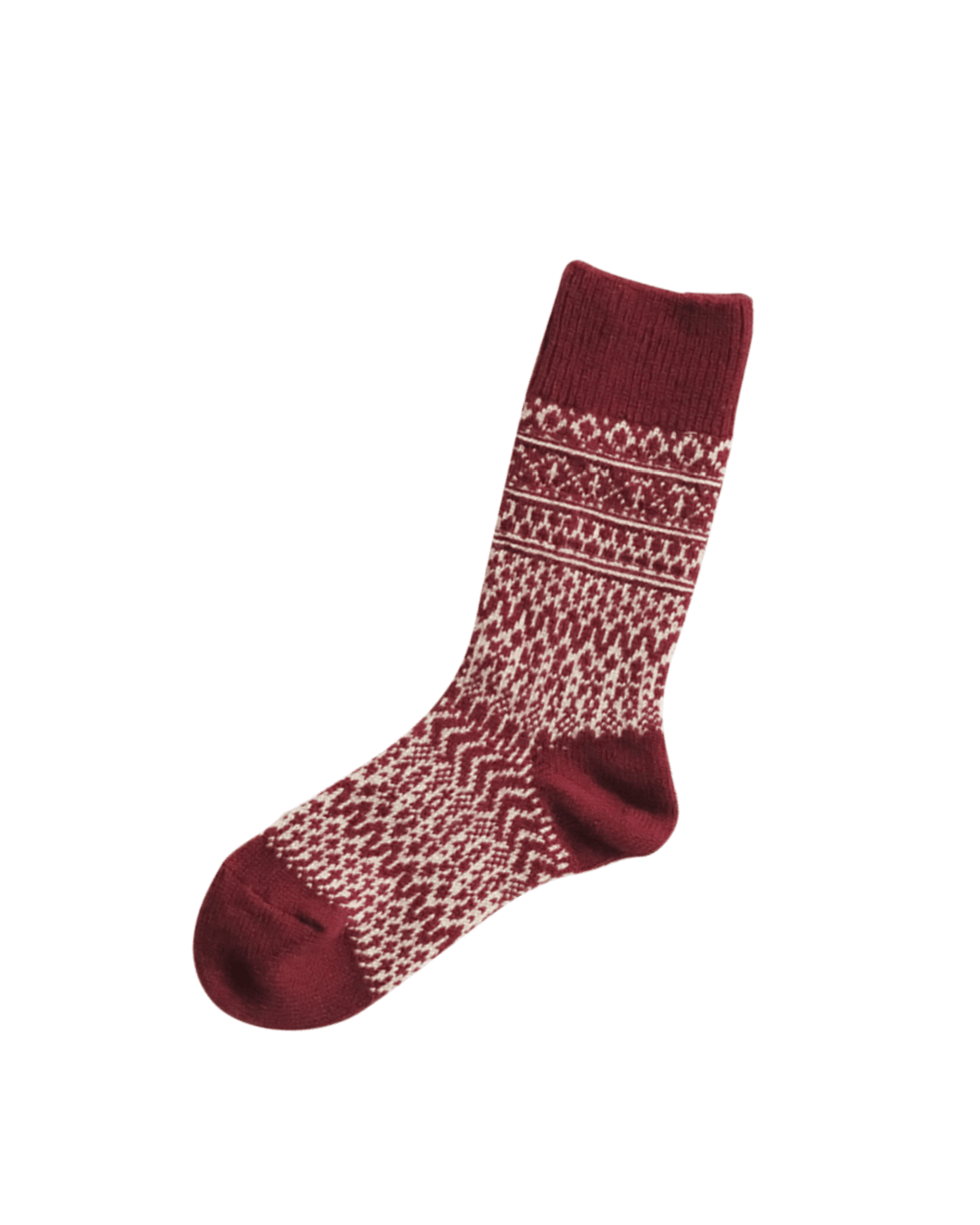 nishiguchi kutsushita : oslo wool jacquard socks