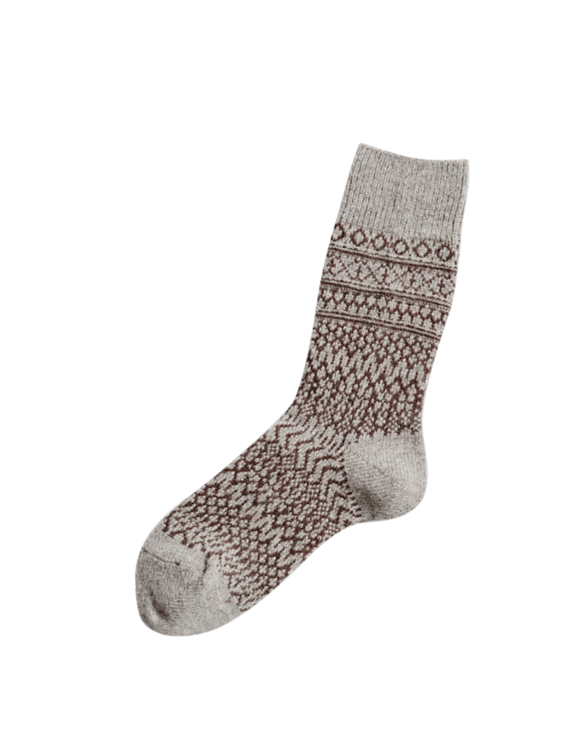nishiguchi kutsushita : oslo wool jacquard socks