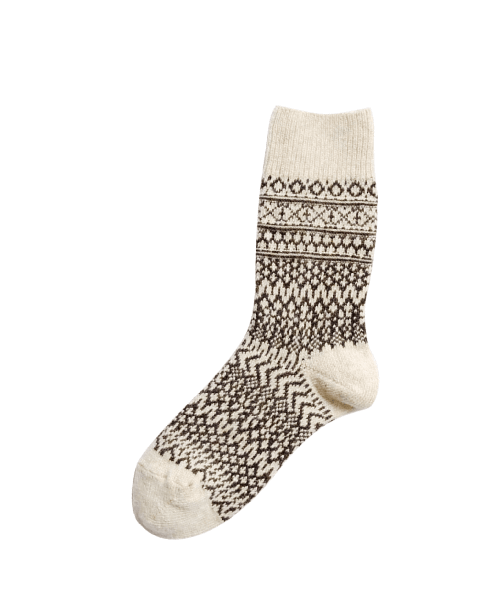 nishiguchi kutsushita : oslo wool jacquard socks