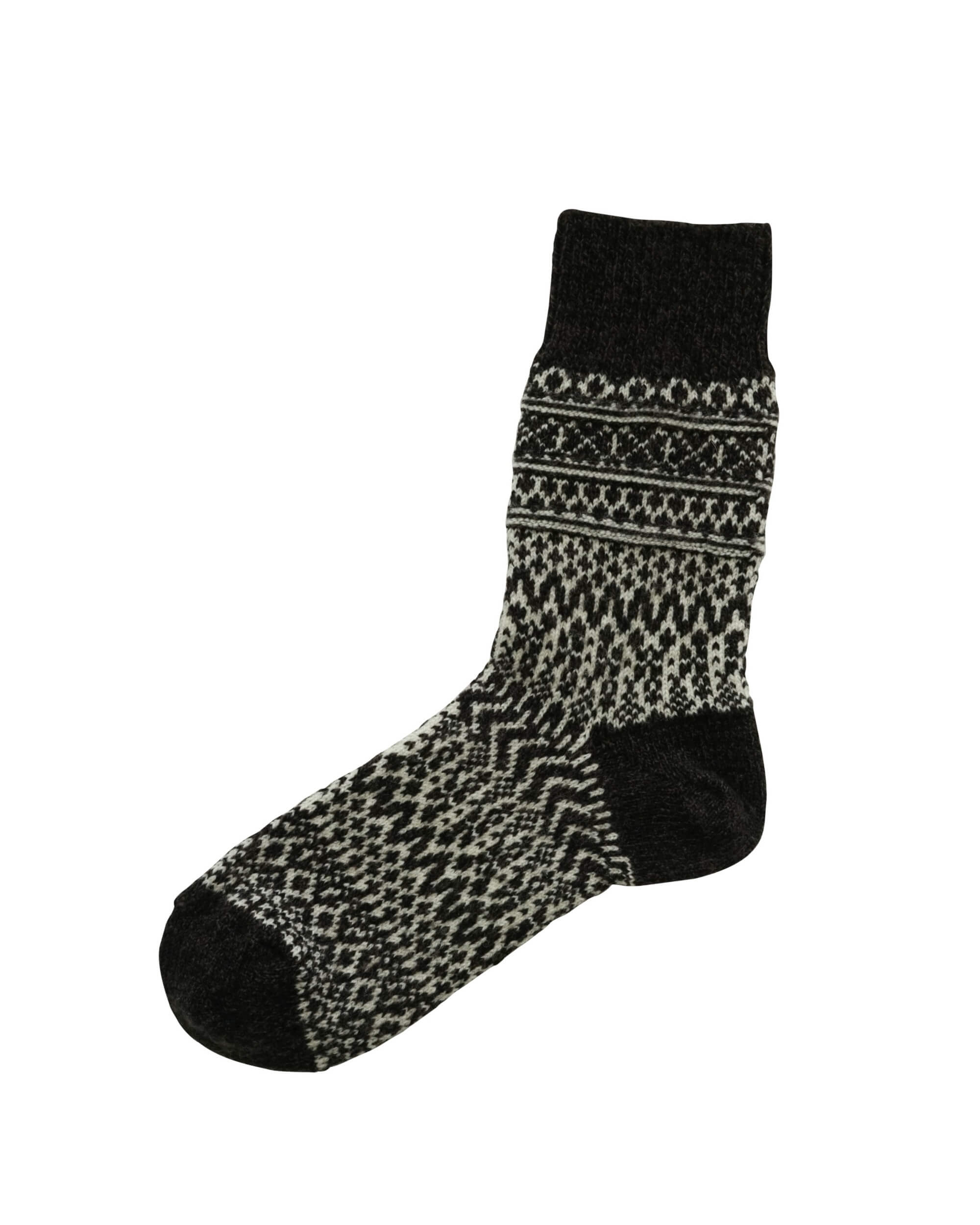 nishiguchi kutsushita : oslo wool jacquard socks