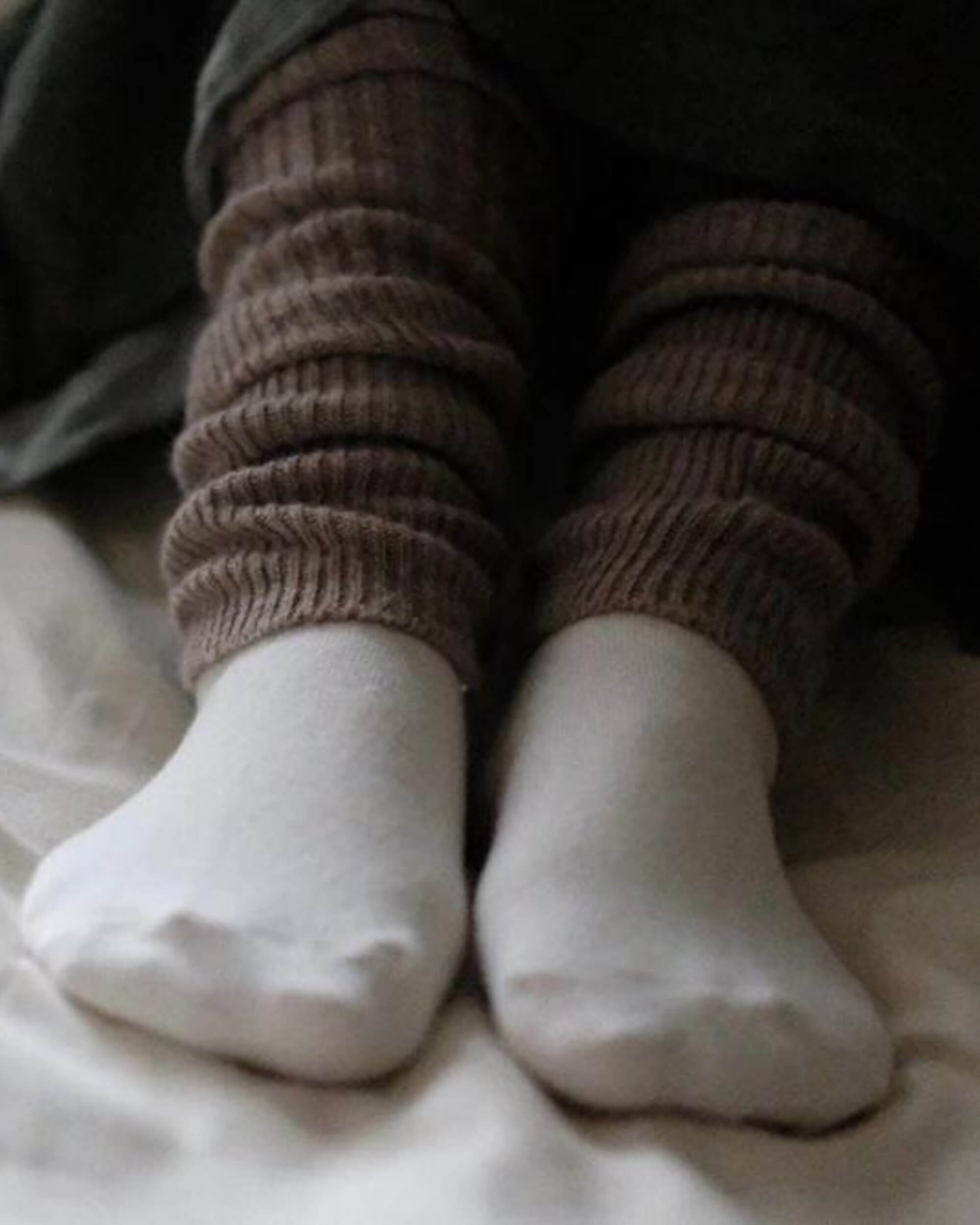 nishiguchi kutsushita : alpaca wool arm and leg warmers