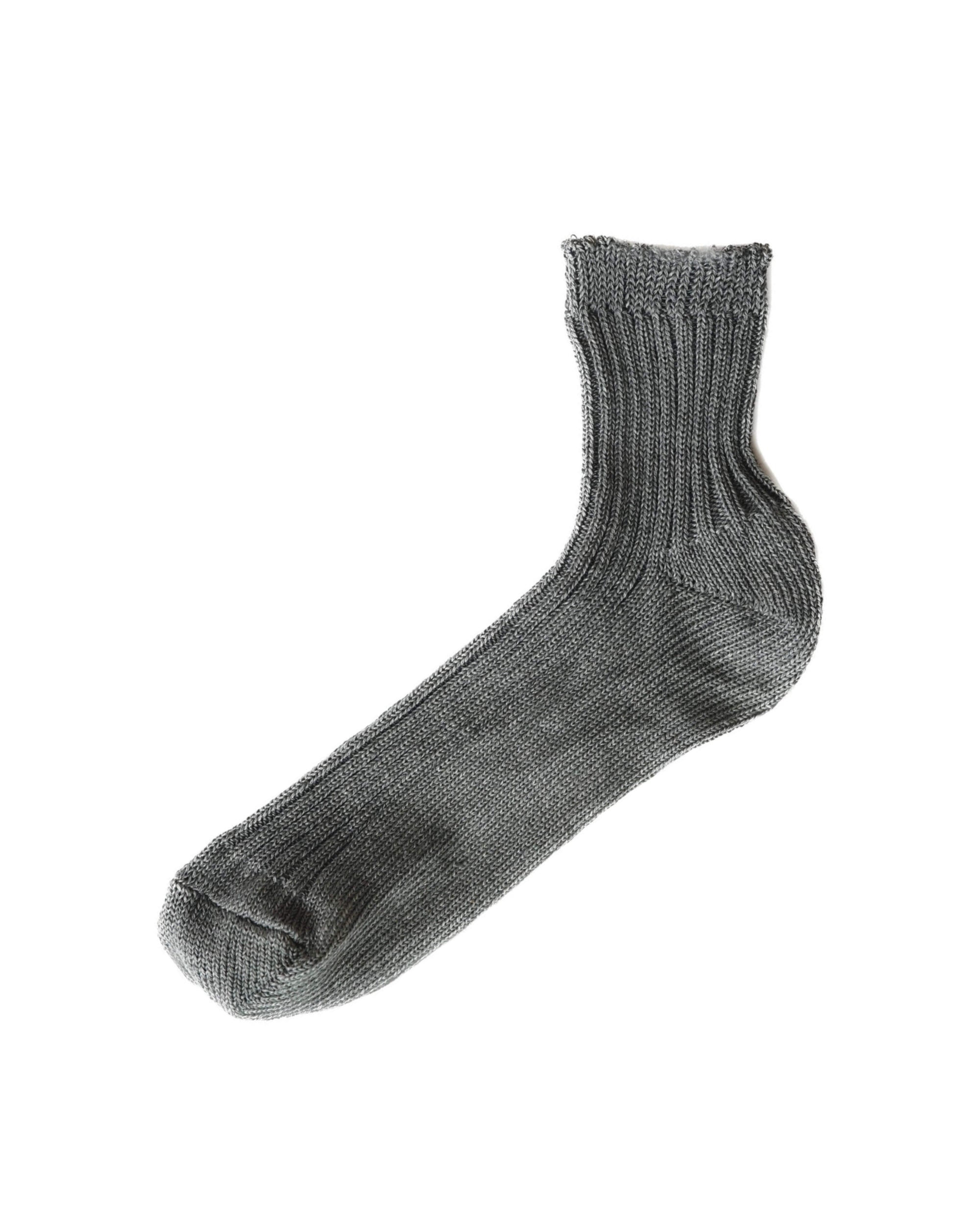 nishiguchi kutsushita : praha linen ribbed socks