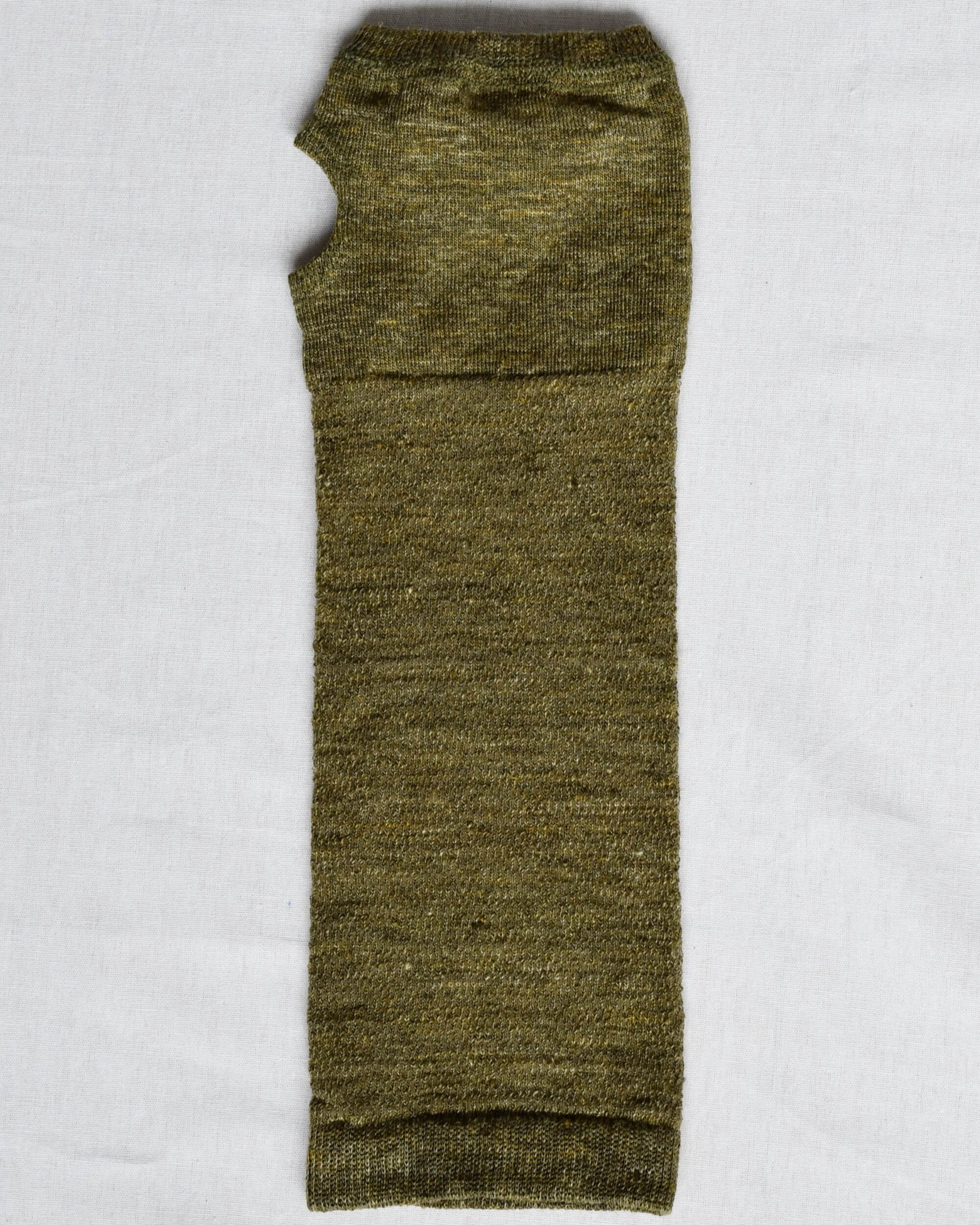 nishiguchi kutsushita : teni linen arm covers - short