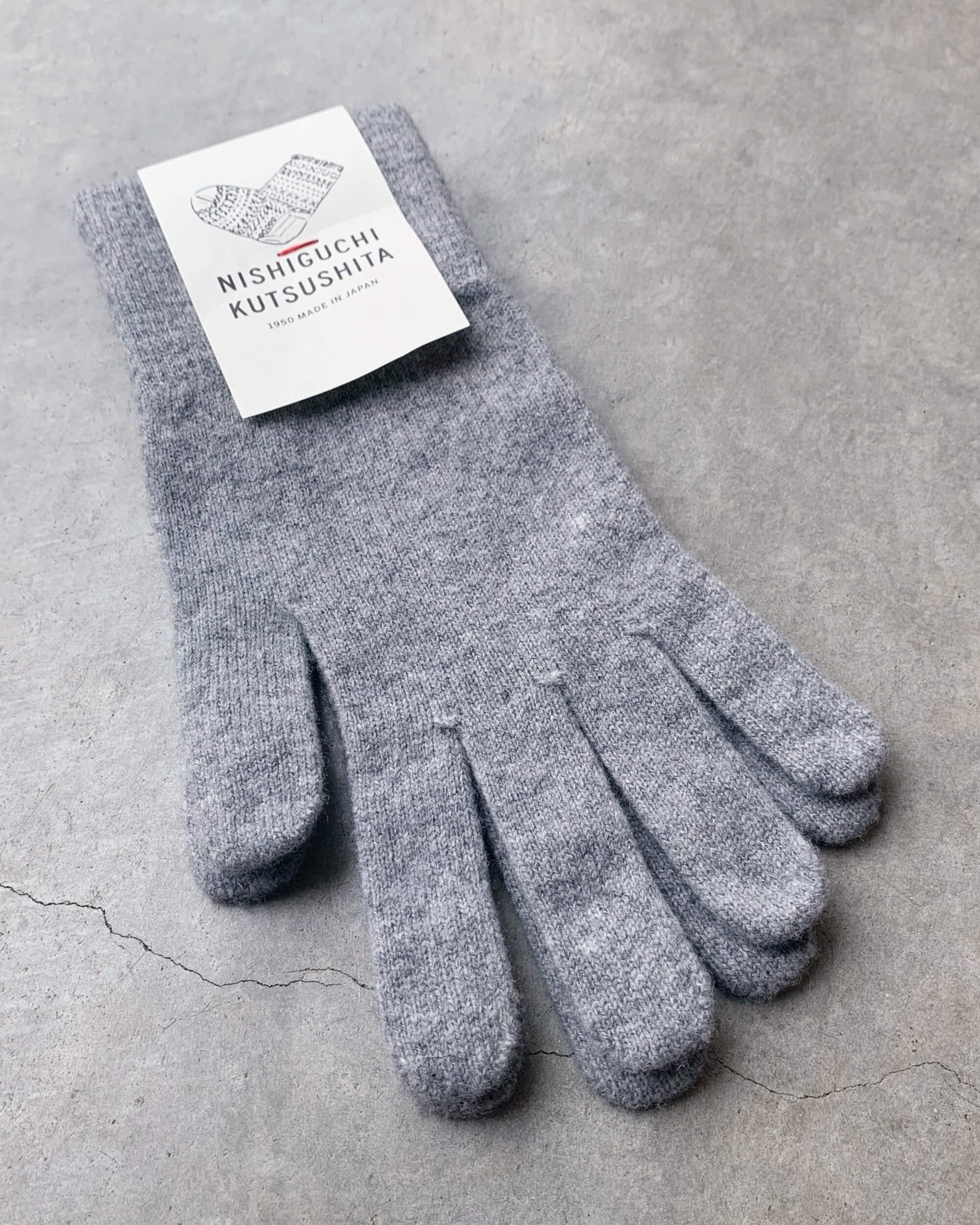 nishiguchi kutsushita : merino wool gloves