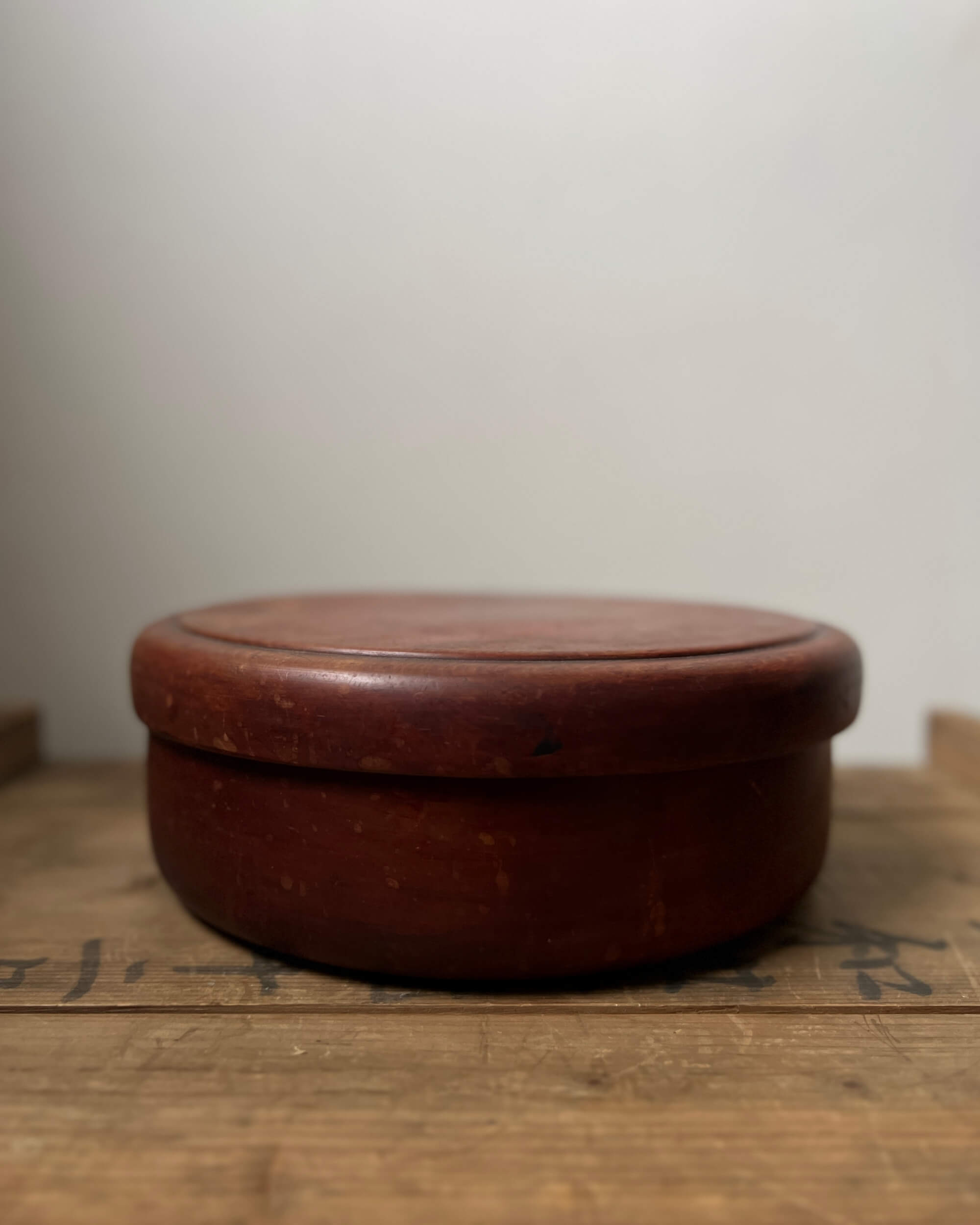 vintage japanese wooden container