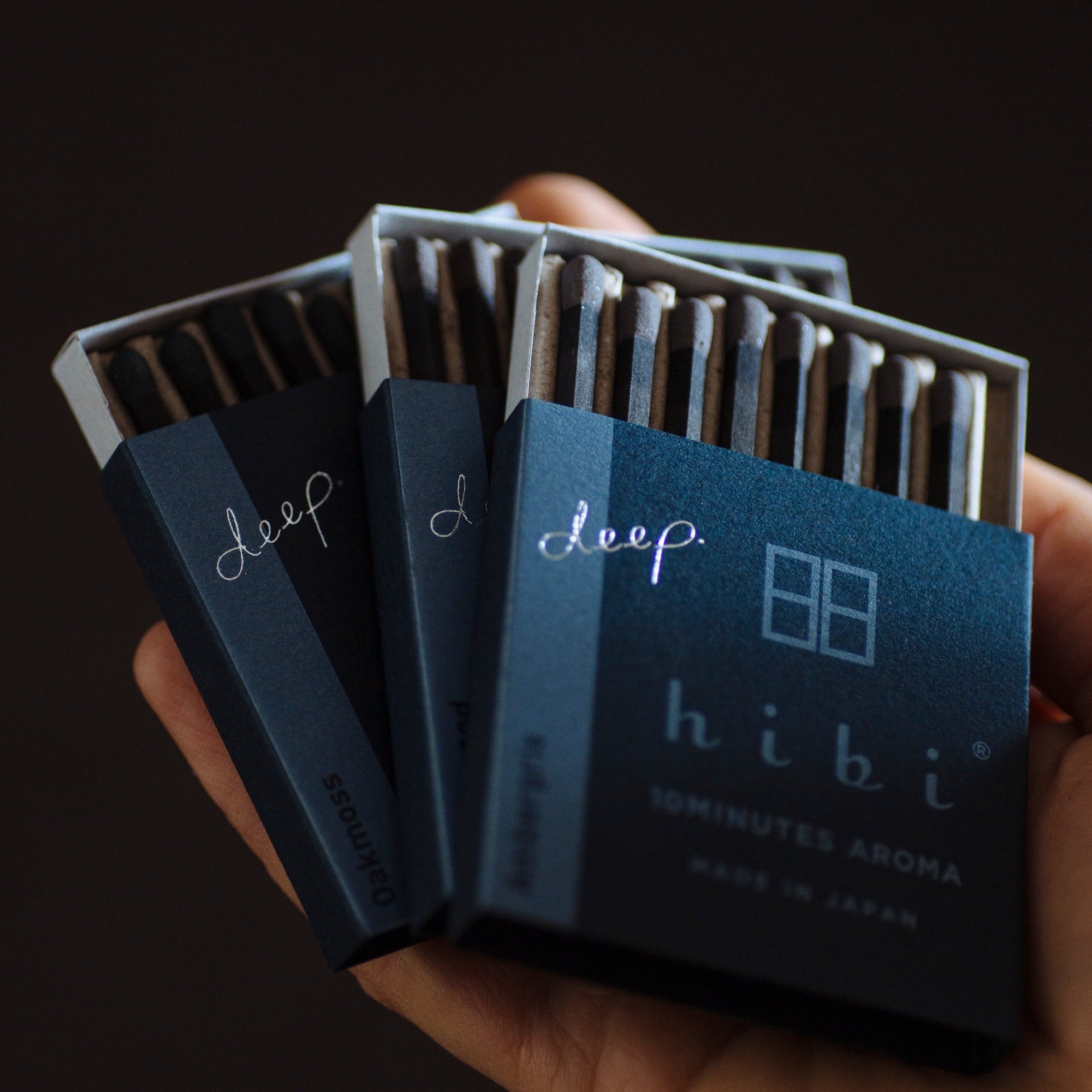 hibi 10 minute incense small <em>deep</em> scents : ambergris