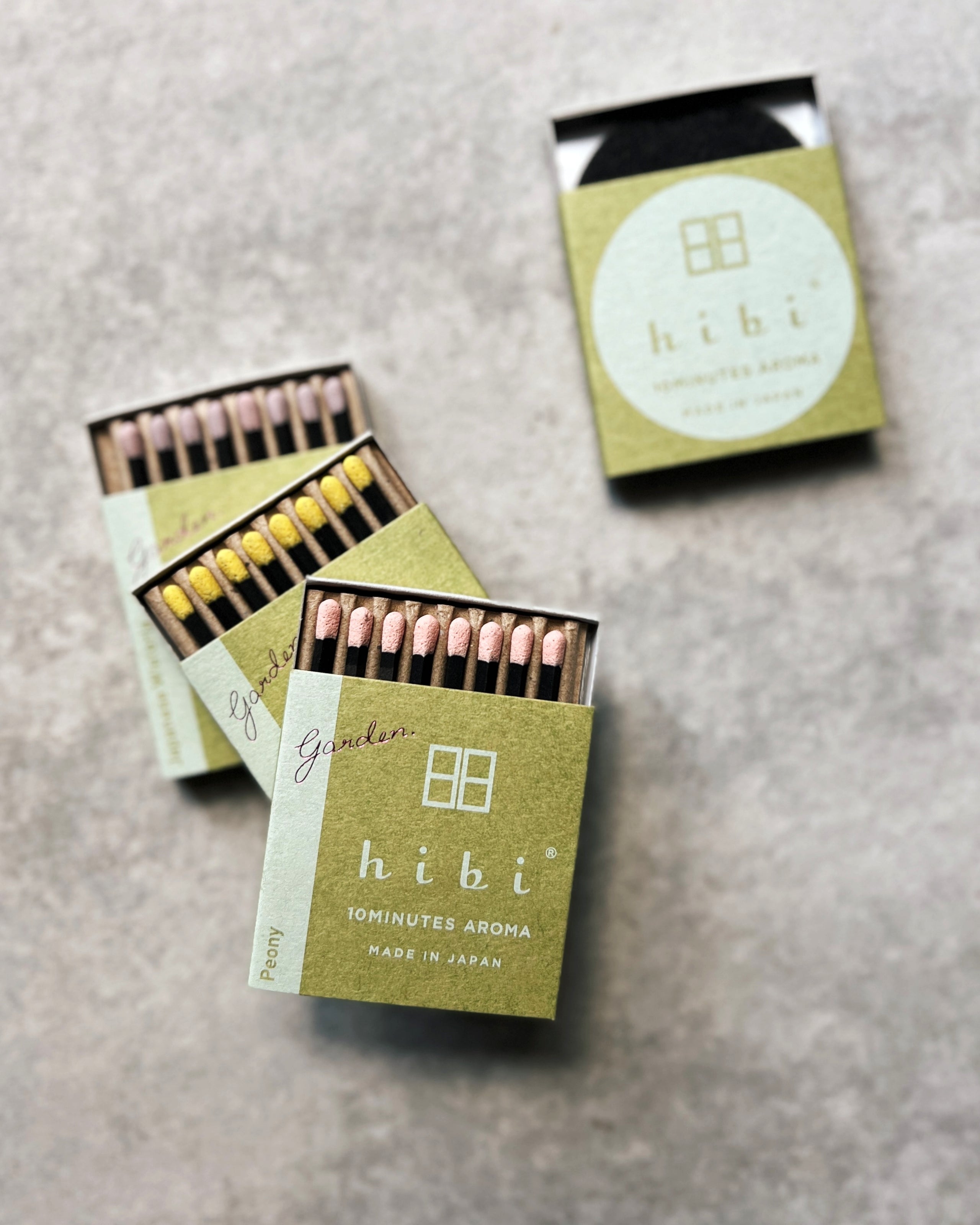 hibi 10 minute incense : garden scents