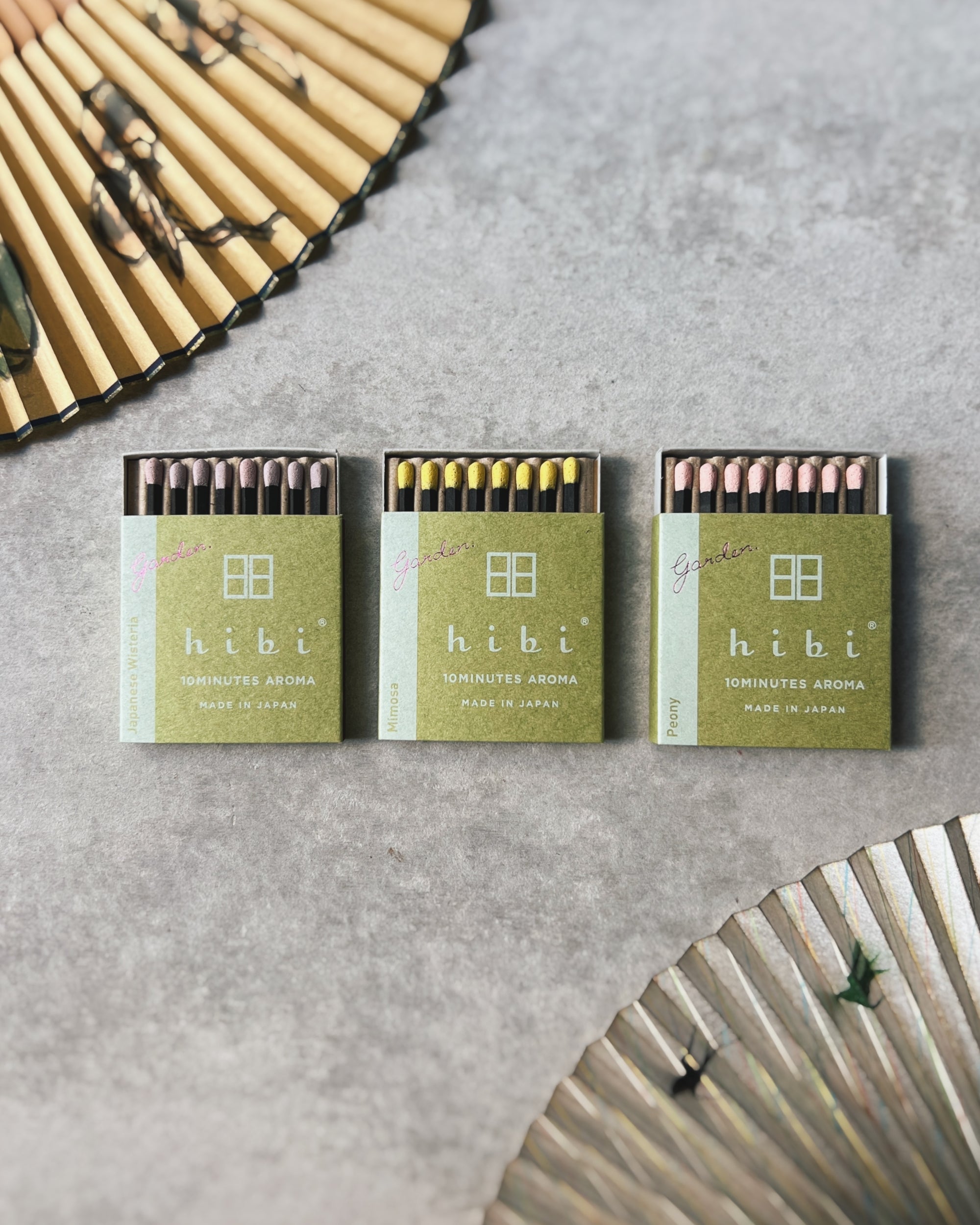 hibi 10 minute incense : garden scents