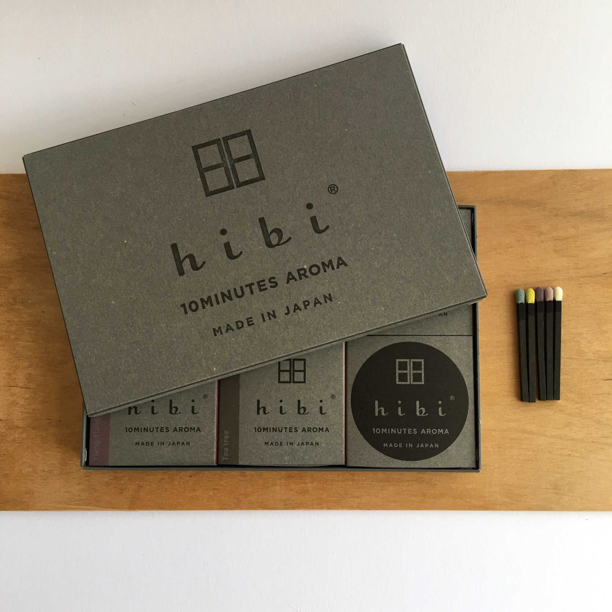 hibi 10 minute incense : gift box