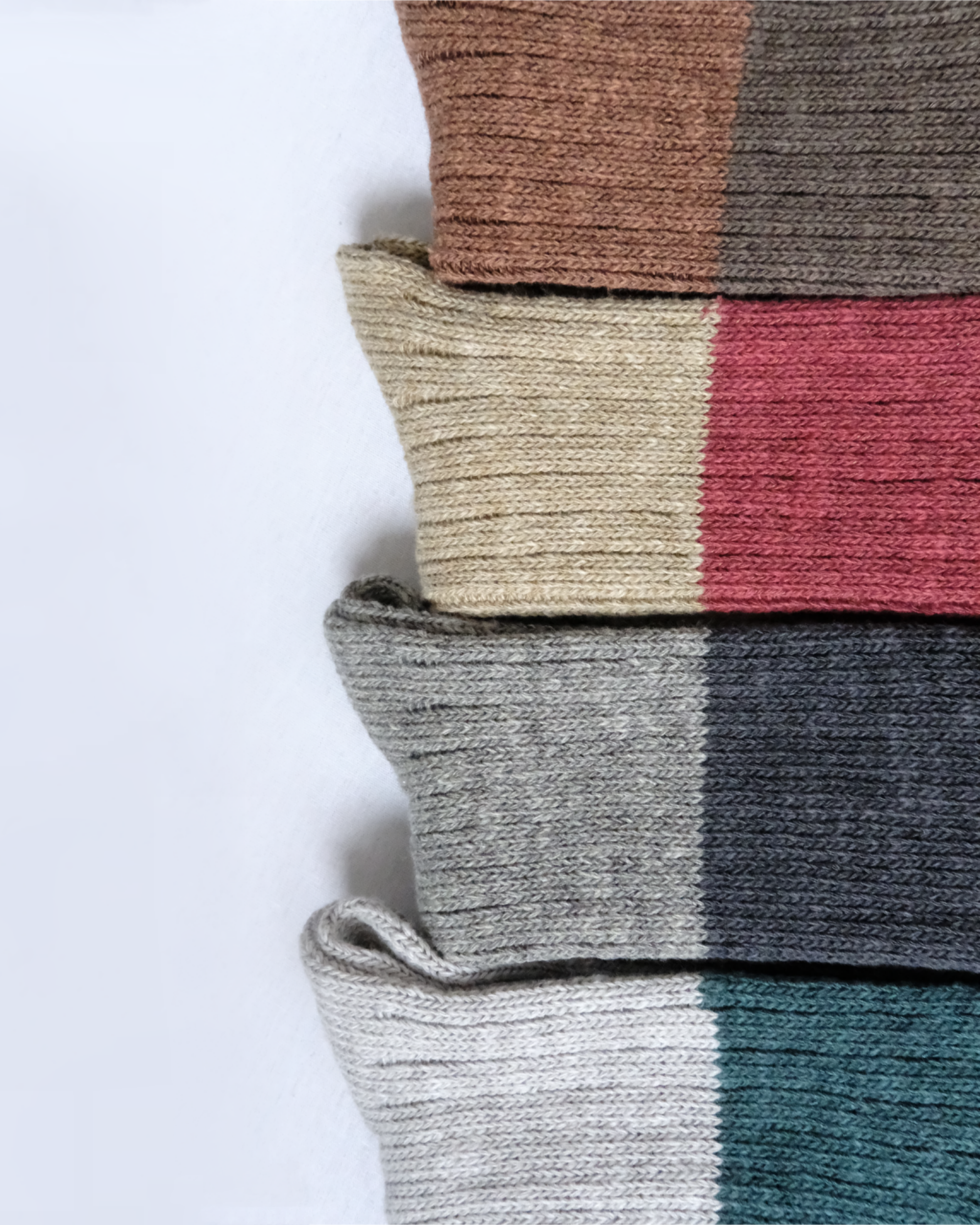 nishiguchi kutsushita : boston wool cotton slab socks