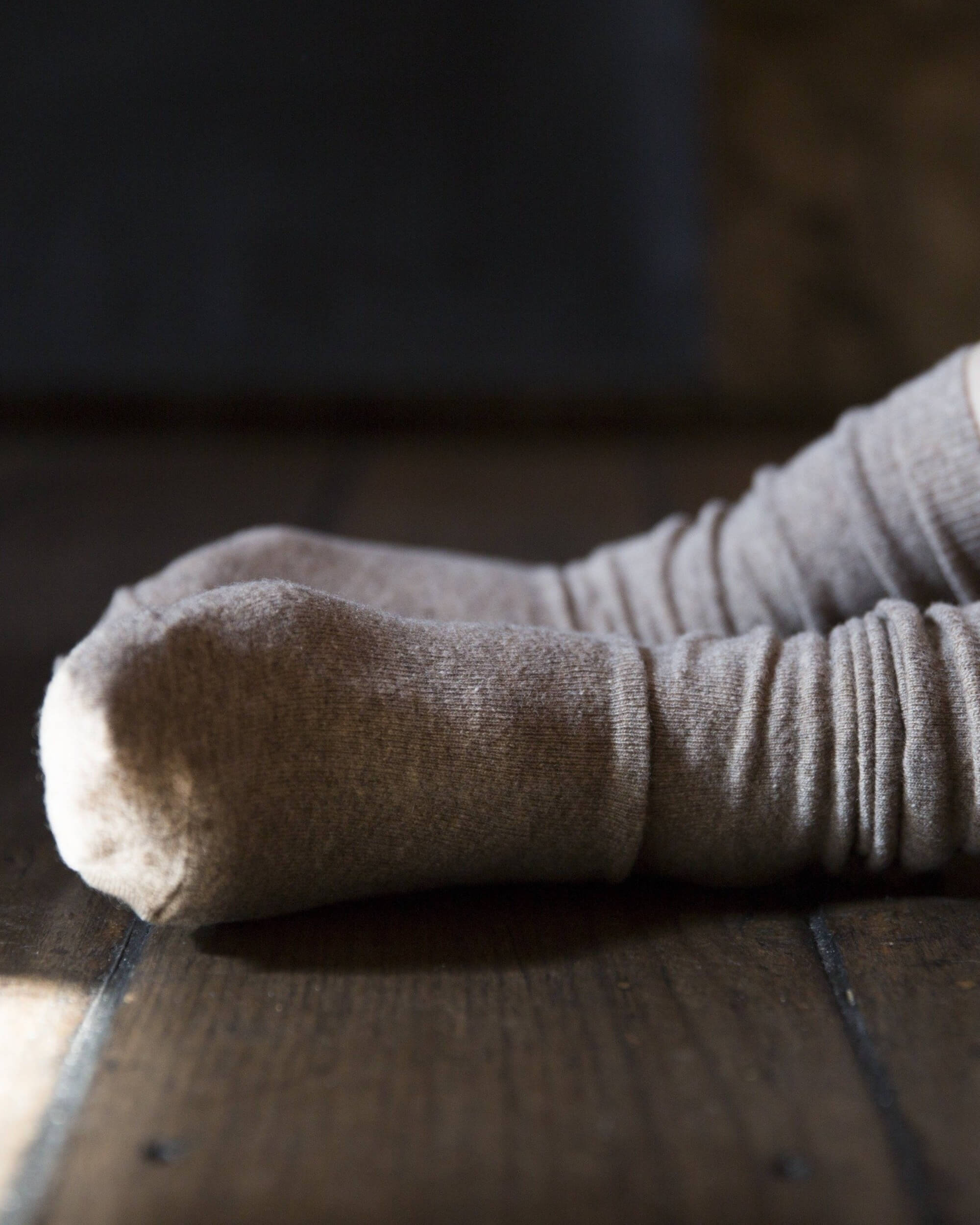 cashmere wool socks by nishiguchi kutsushita