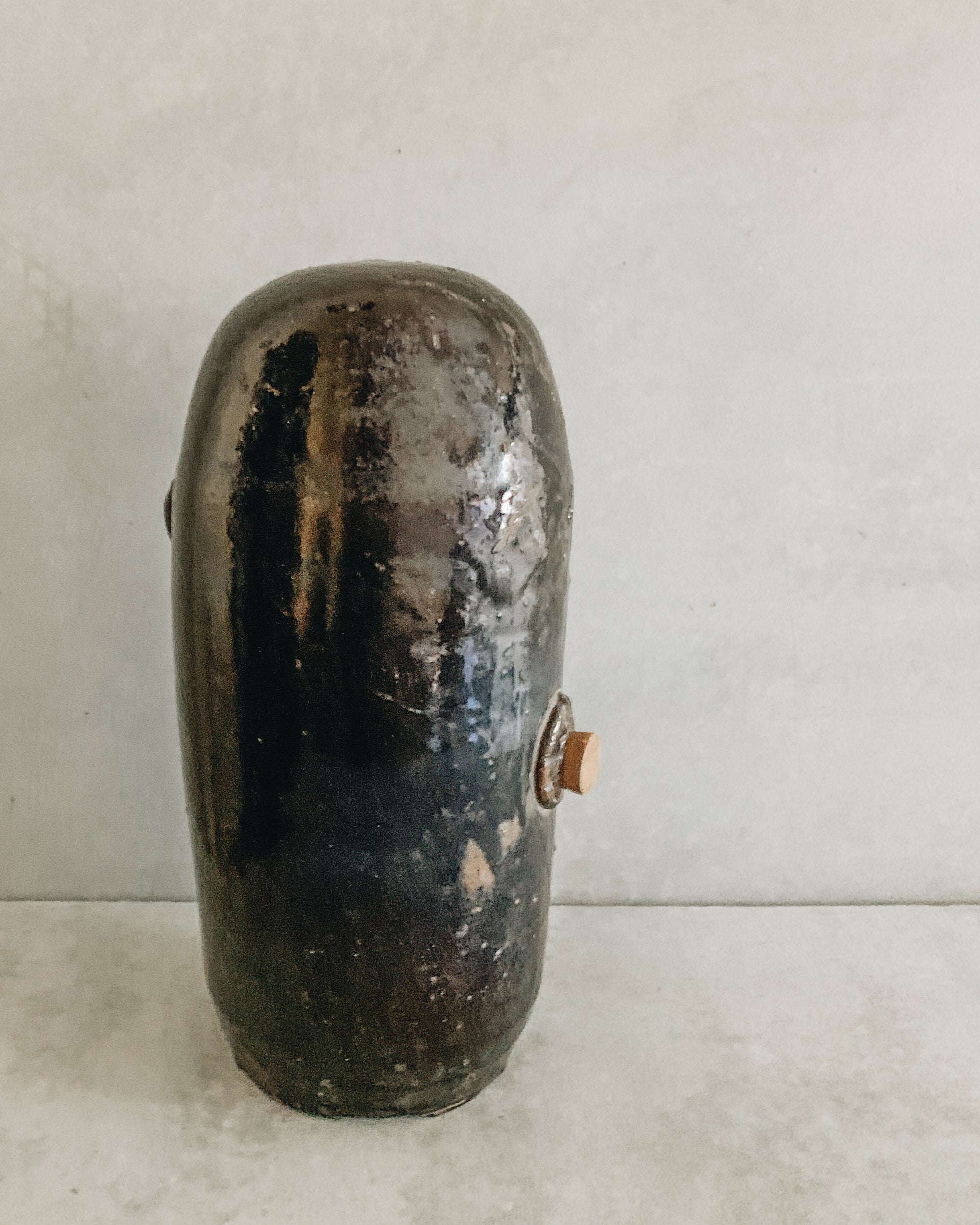 vintage japanese hot water bottle