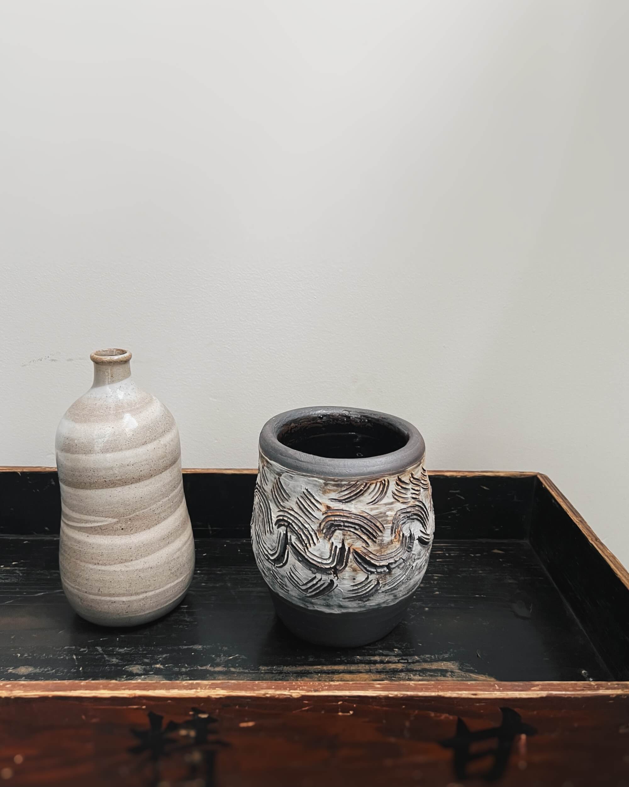 vintage japanese ceramic vase