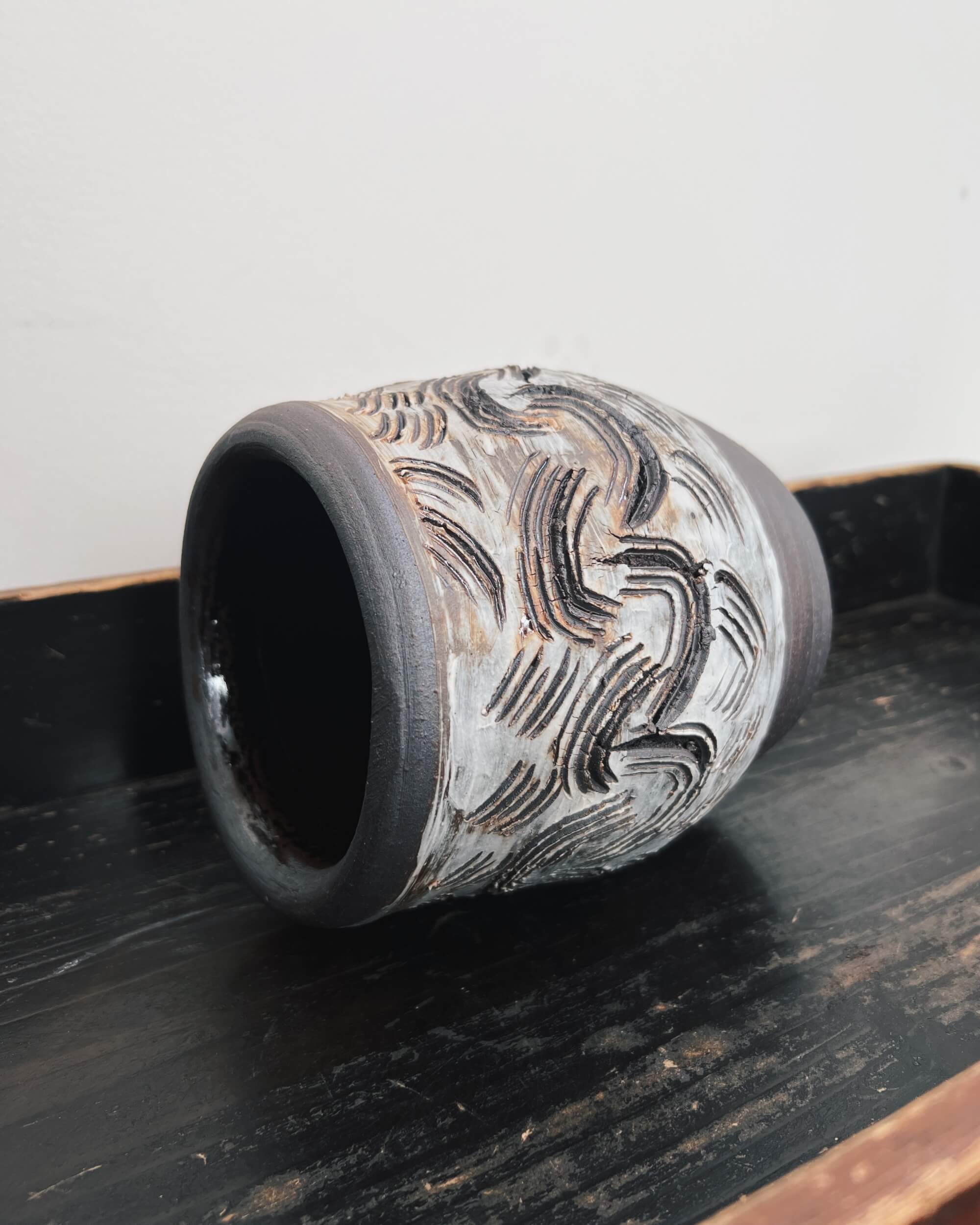 vintage japanese ceramic vase