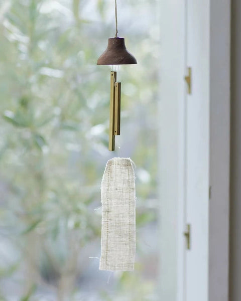 brass & timber wind chime