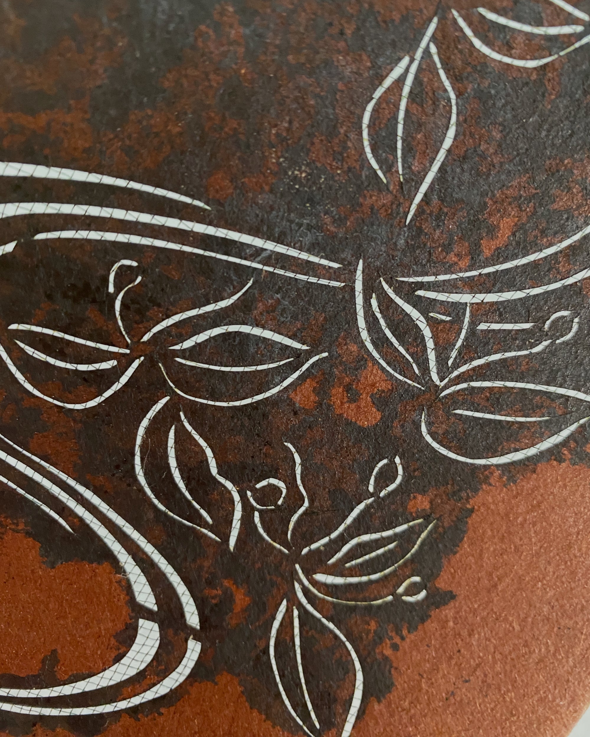 vintage japanese katagami stencil
