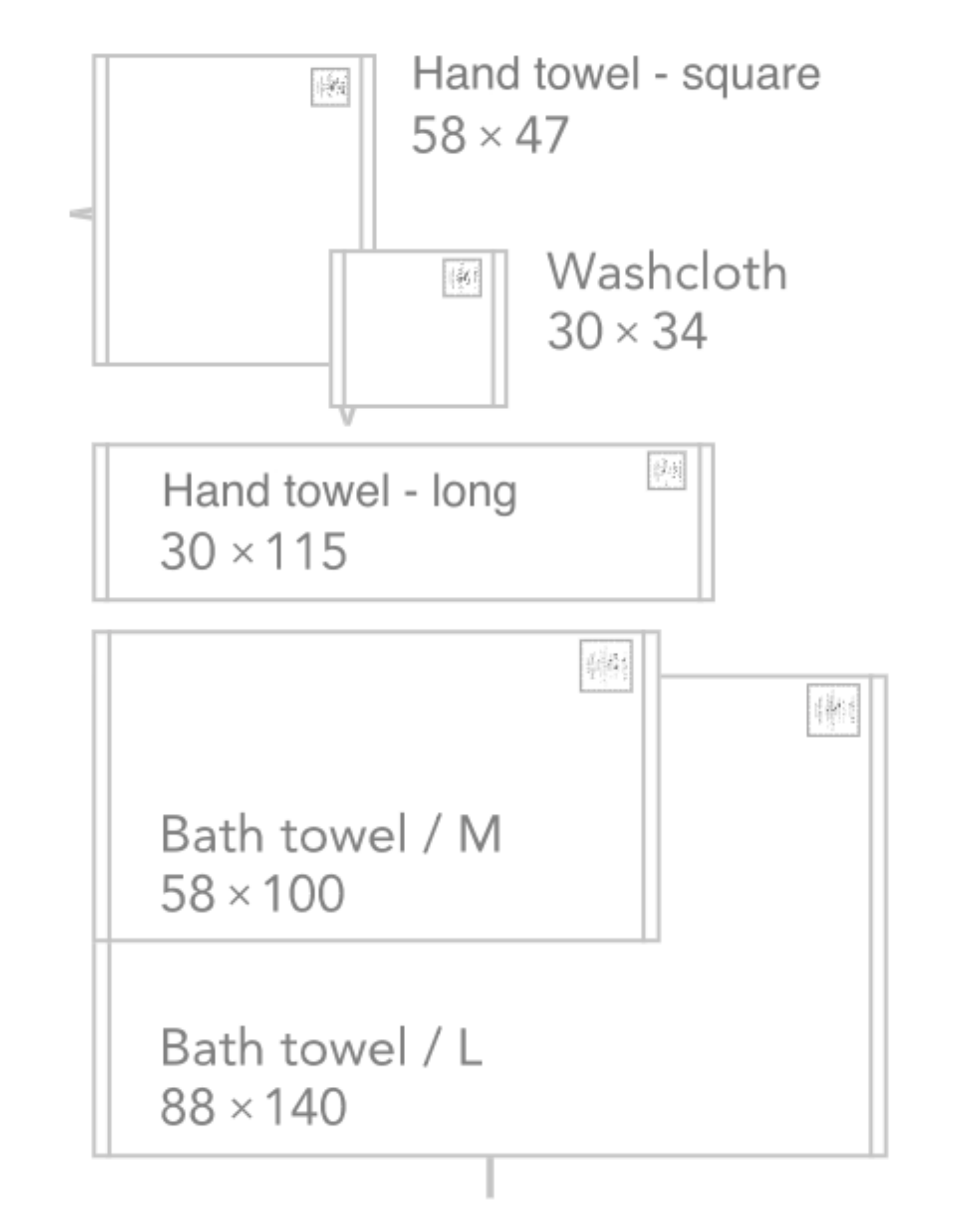 SHINTO TOWEL : 2.5 ply gauze long hand towel