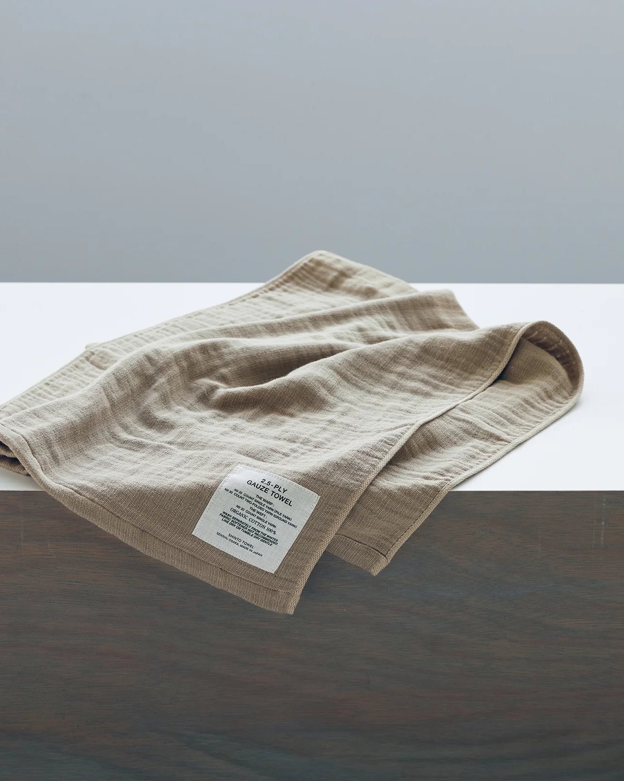 SHINTO TOWEL : 2.5 ply gauze medium bath towel