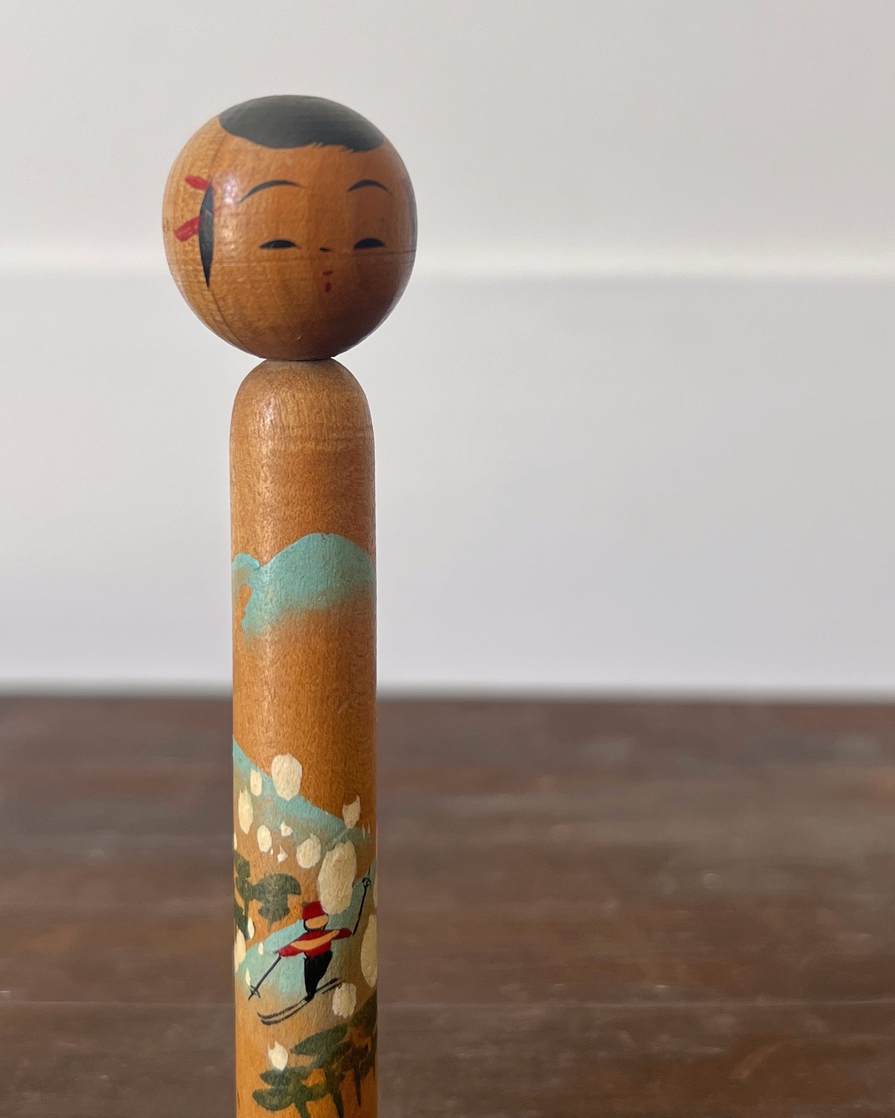 vintage letter kokeshi