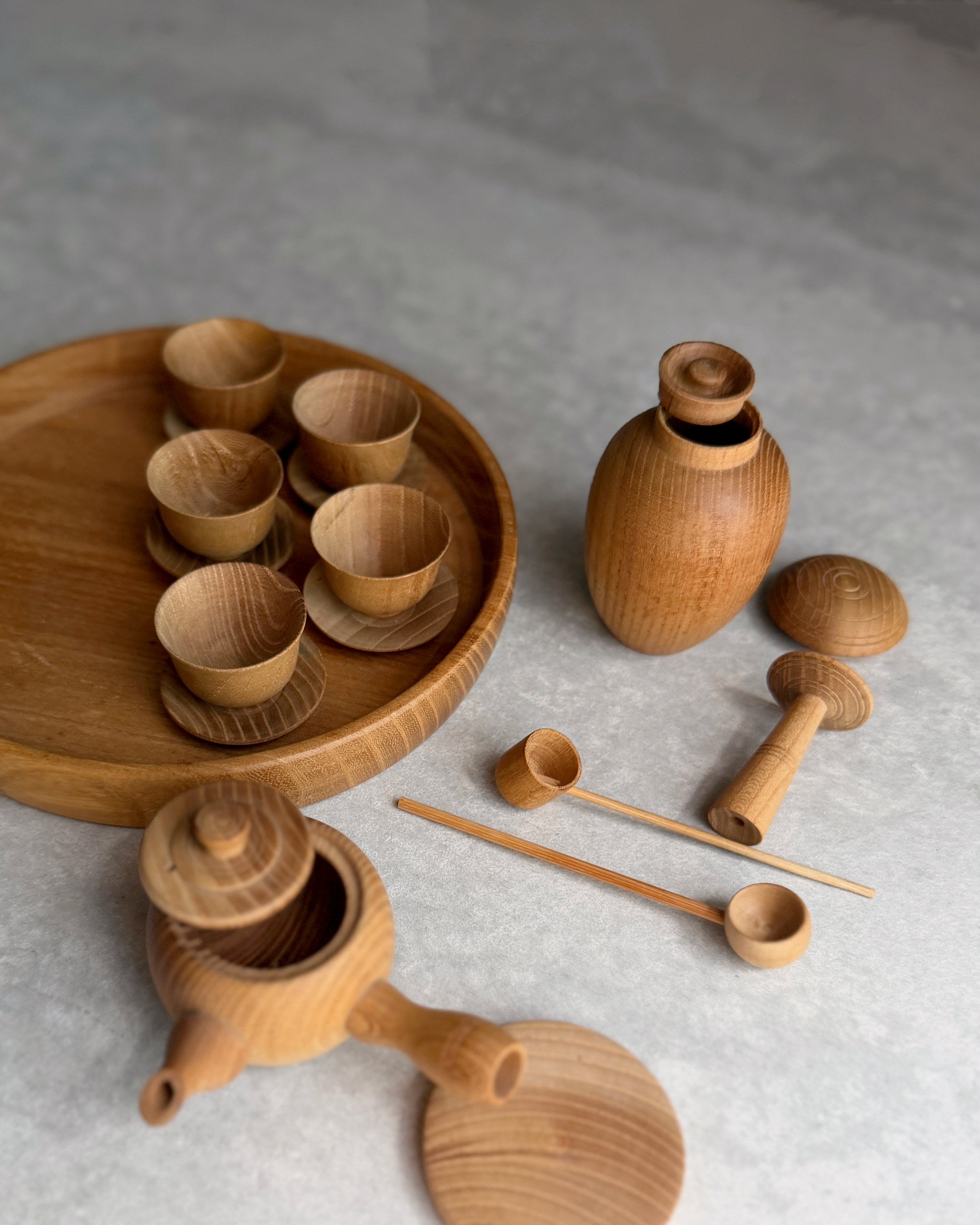 vintage Japanese miniature tea set