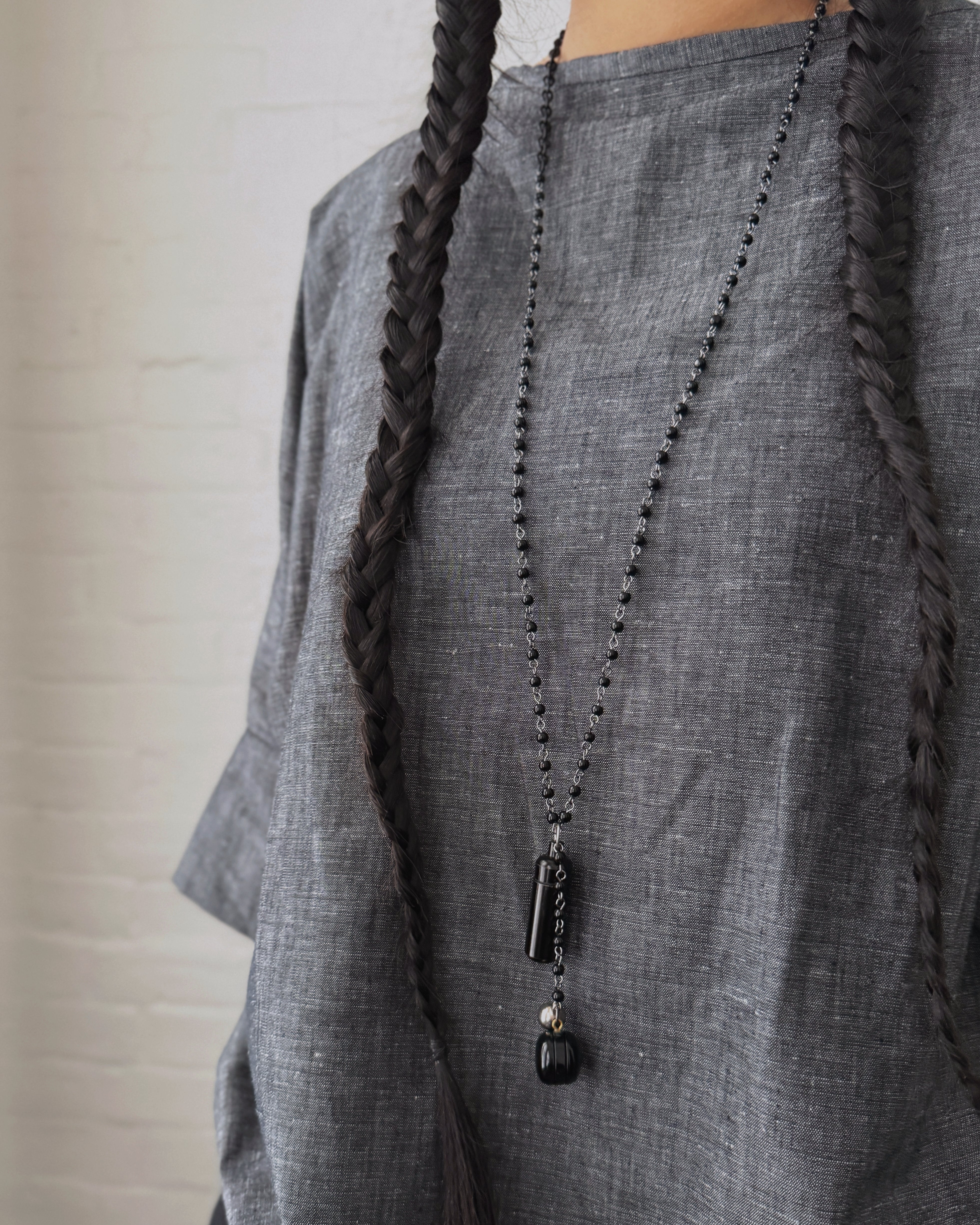 LJ struthers : lightweight cotton lunar smock