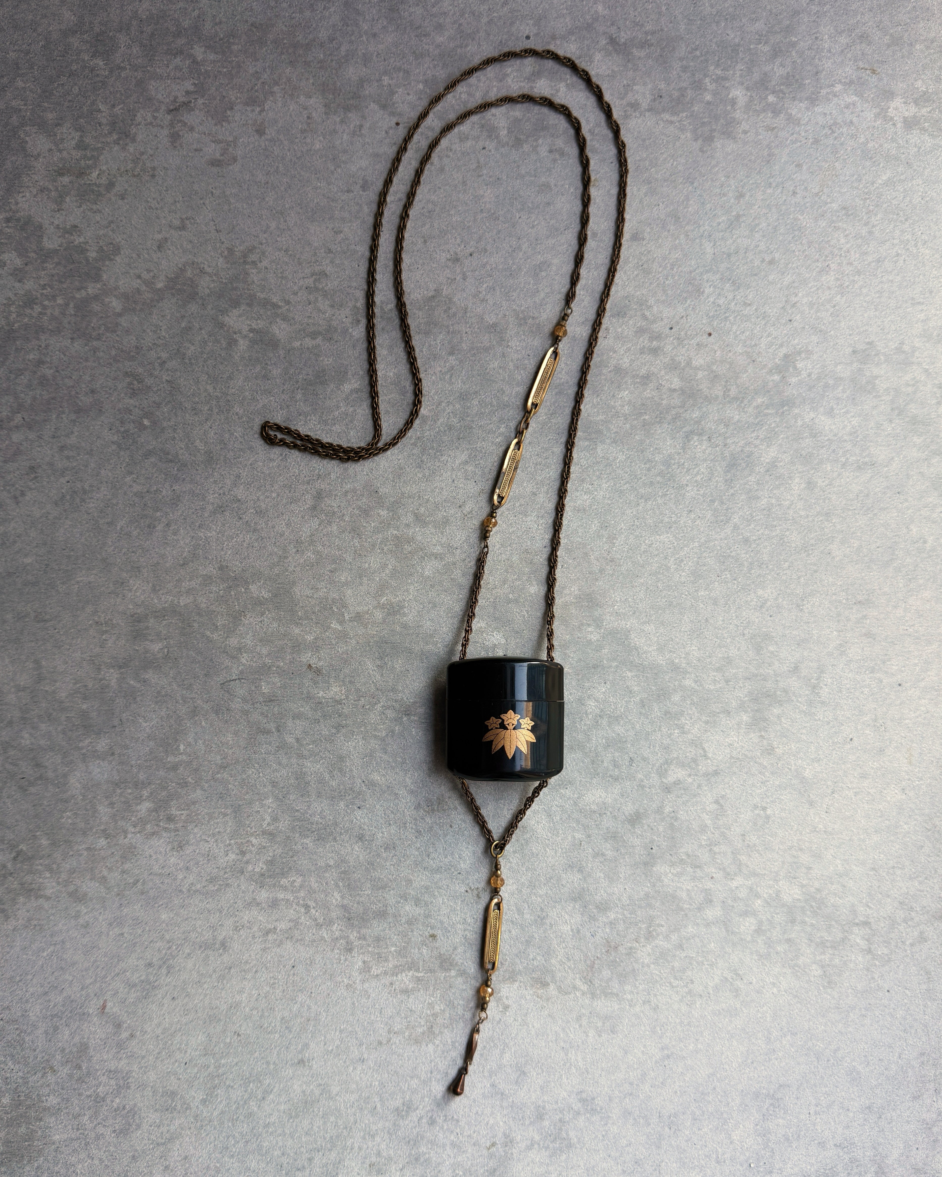 modern marcel : vintage Japanese omamori pendant necklace
