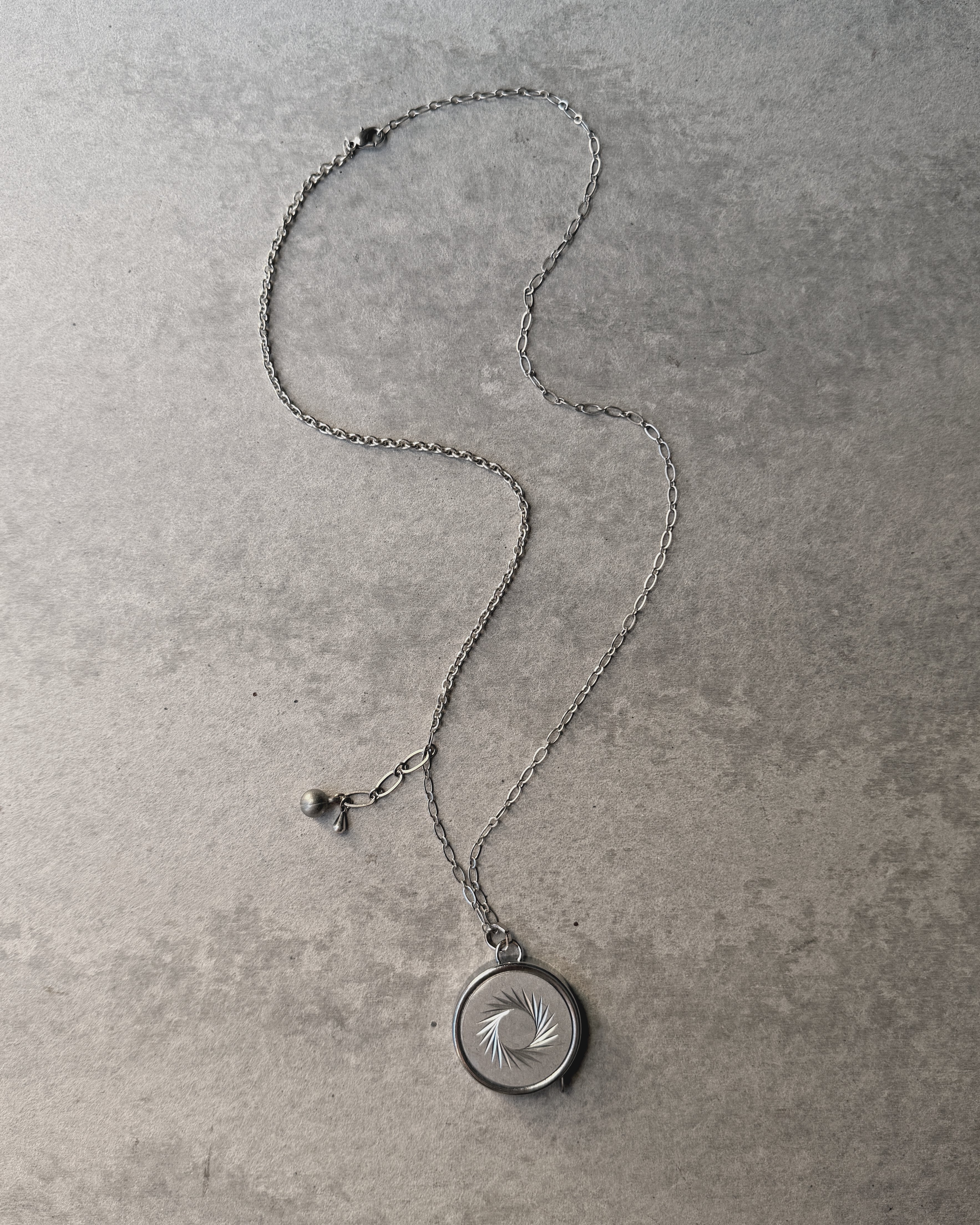 modern marcel : vintage Japanese measuring tape pendant necklace