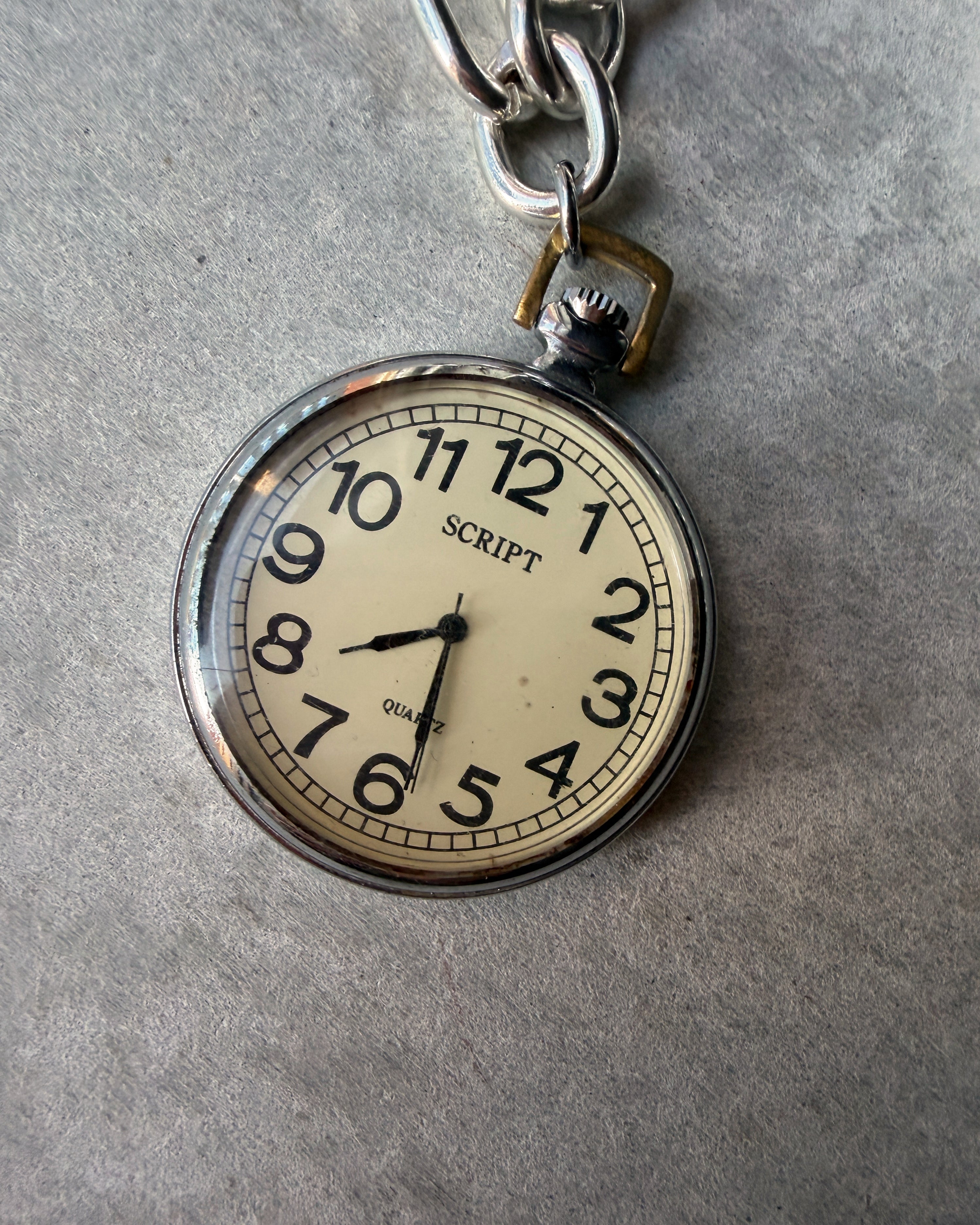 modern marcel : vintage watch pendant necklace