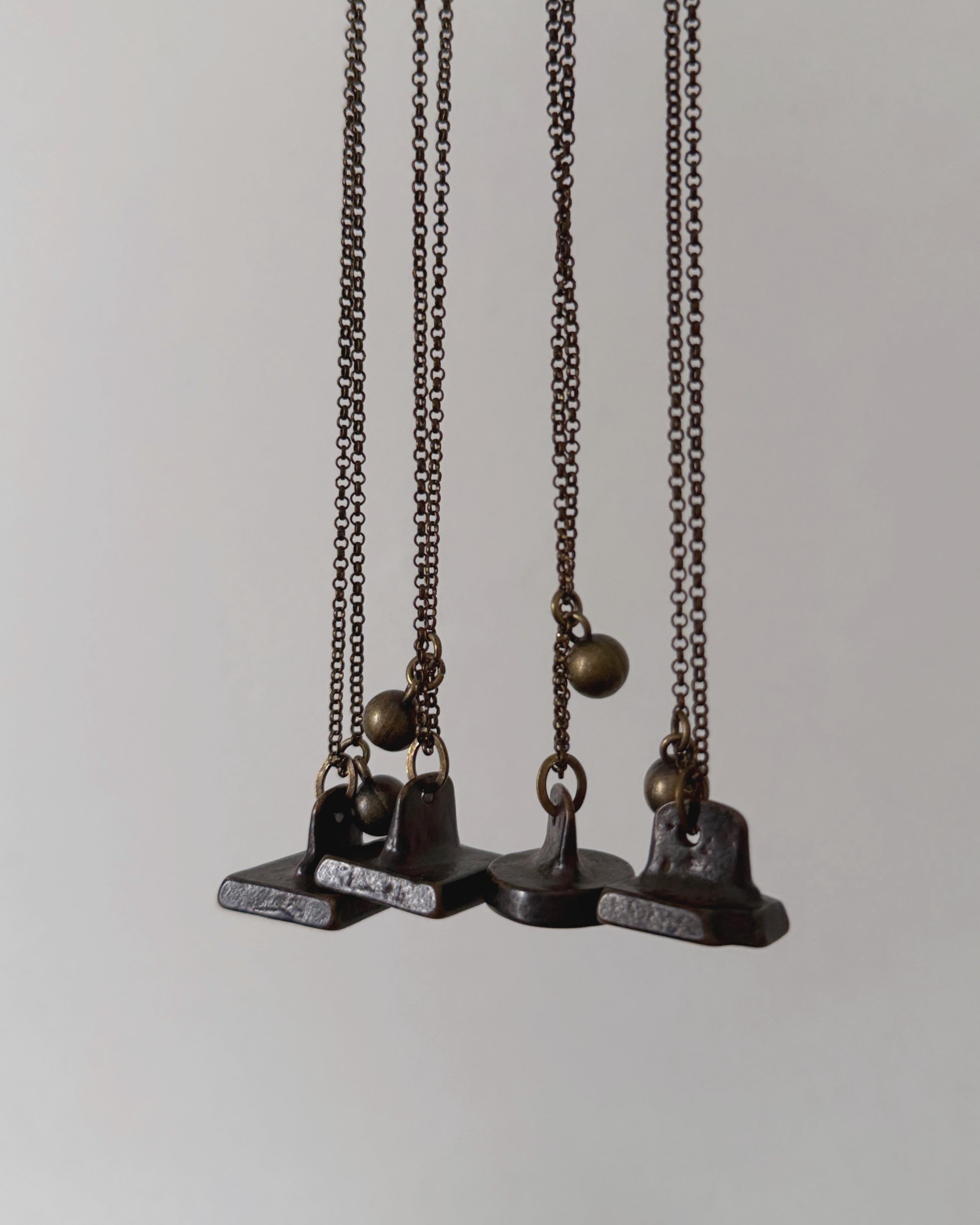 modern marcel : vintage Japanese hanko stamp pendant necklace