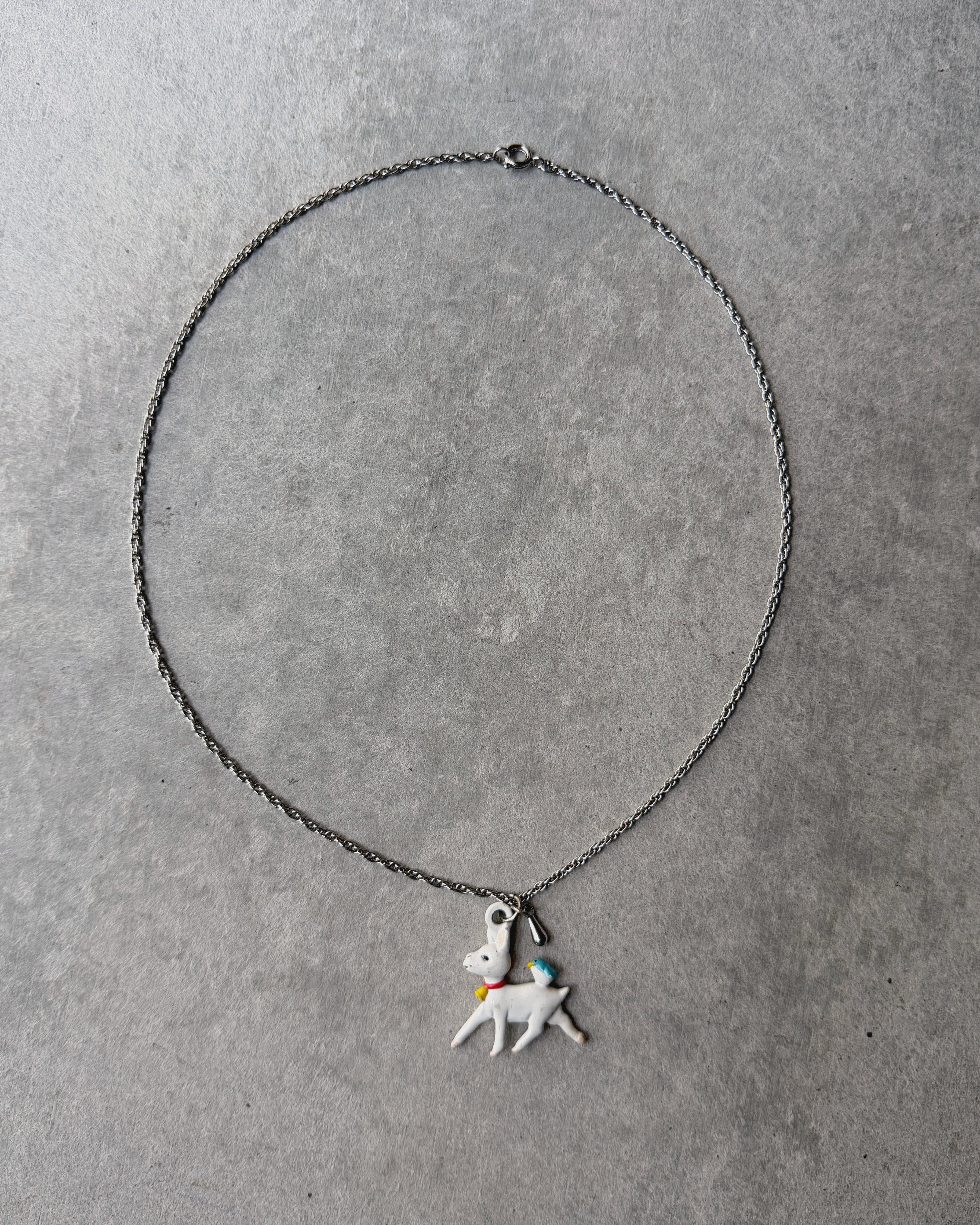 modern marcel : vintage Japanese retro charm necklace