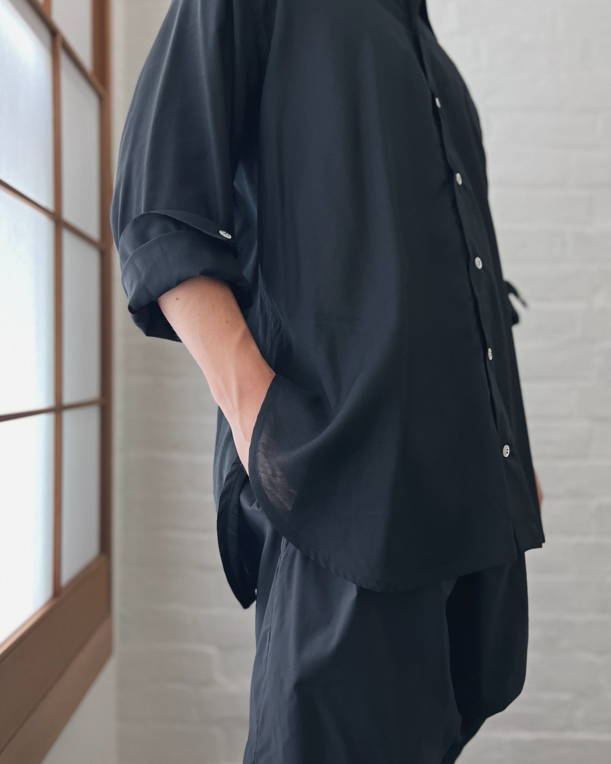 LJ struthers : light weight wool and cotton shirt