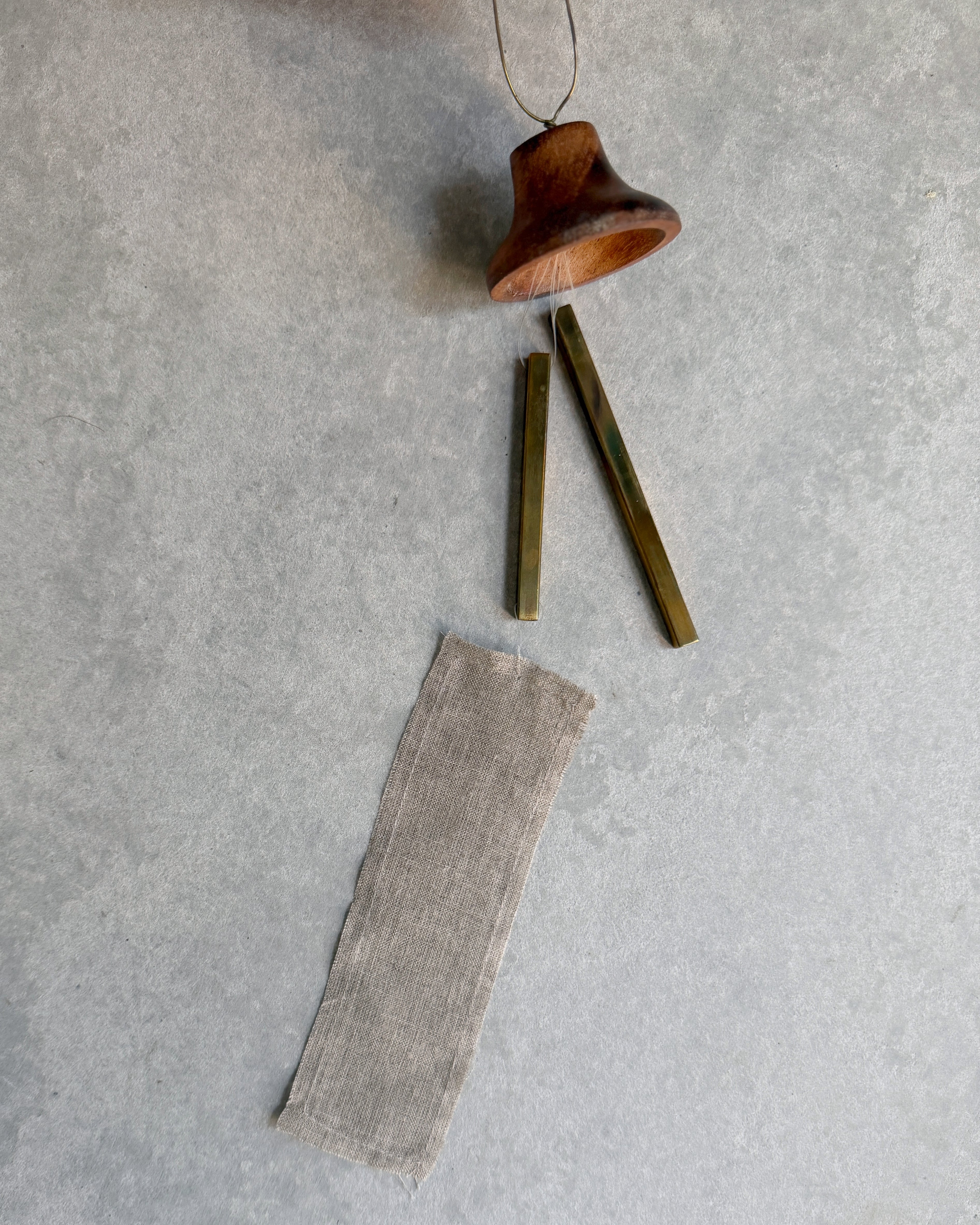 brass & timber wind chime