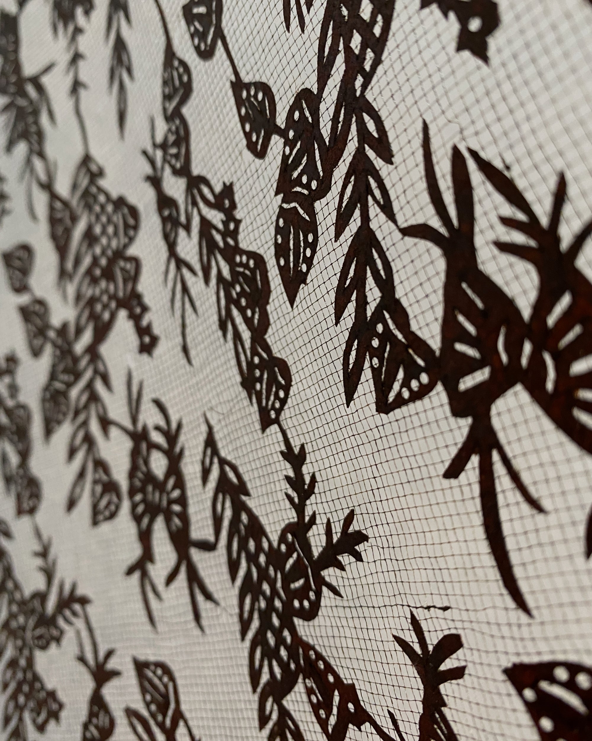 vintage japanese katagami stencil